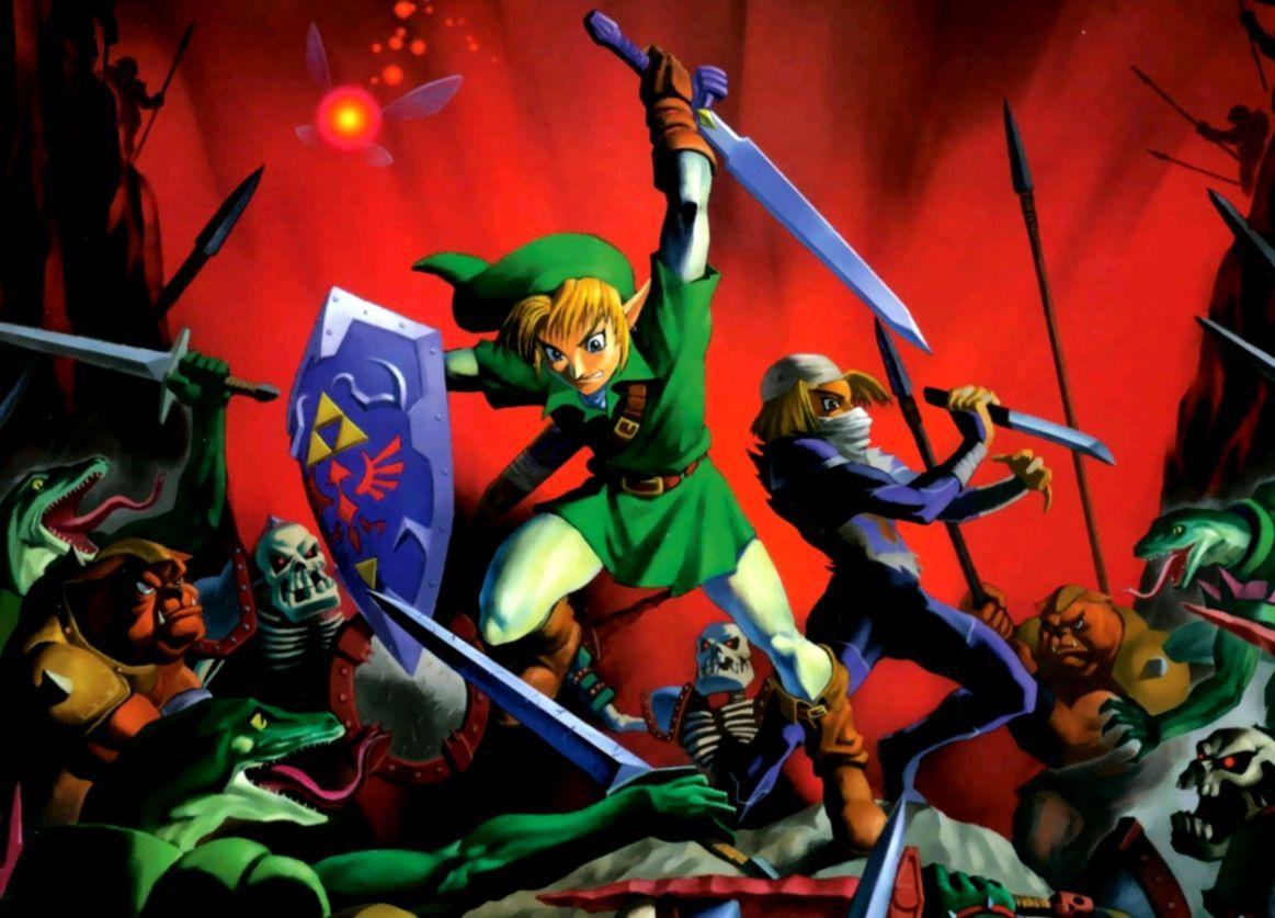 1163x837 Legend Of Zelda Ocarina Of Time Desktop Background. HD