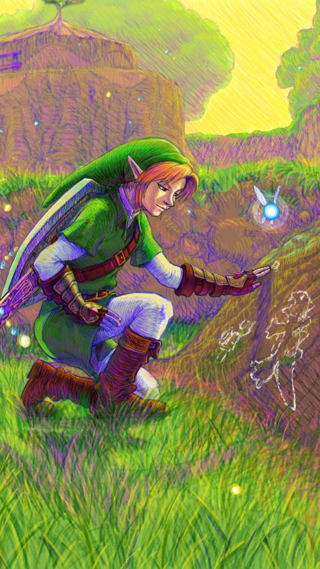 1080x1920 Ocarina of Time Wallpaper background picture