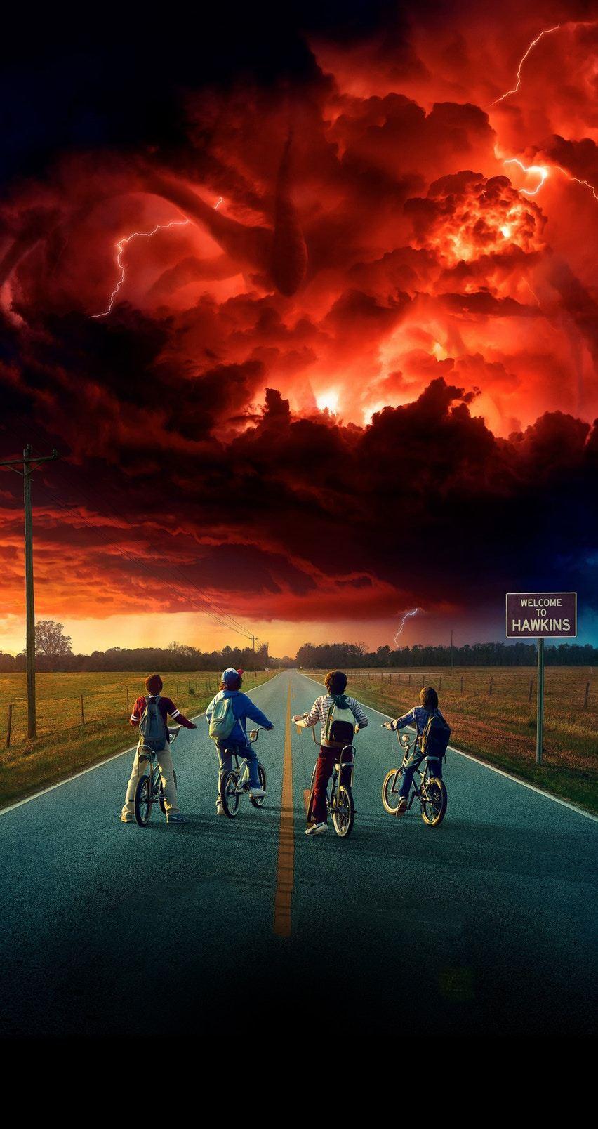 852x1608 Demogorgon wallpaper