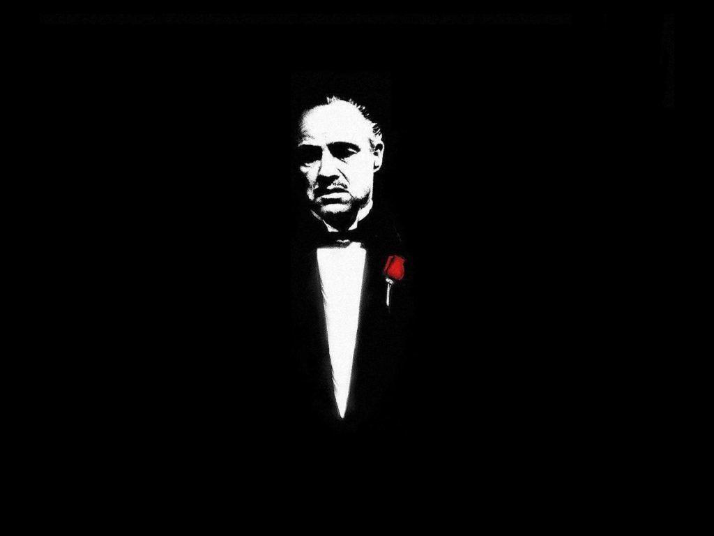 1024x768 The Godfather Black Wallpaper Wide HD 4K. Black wallpaper