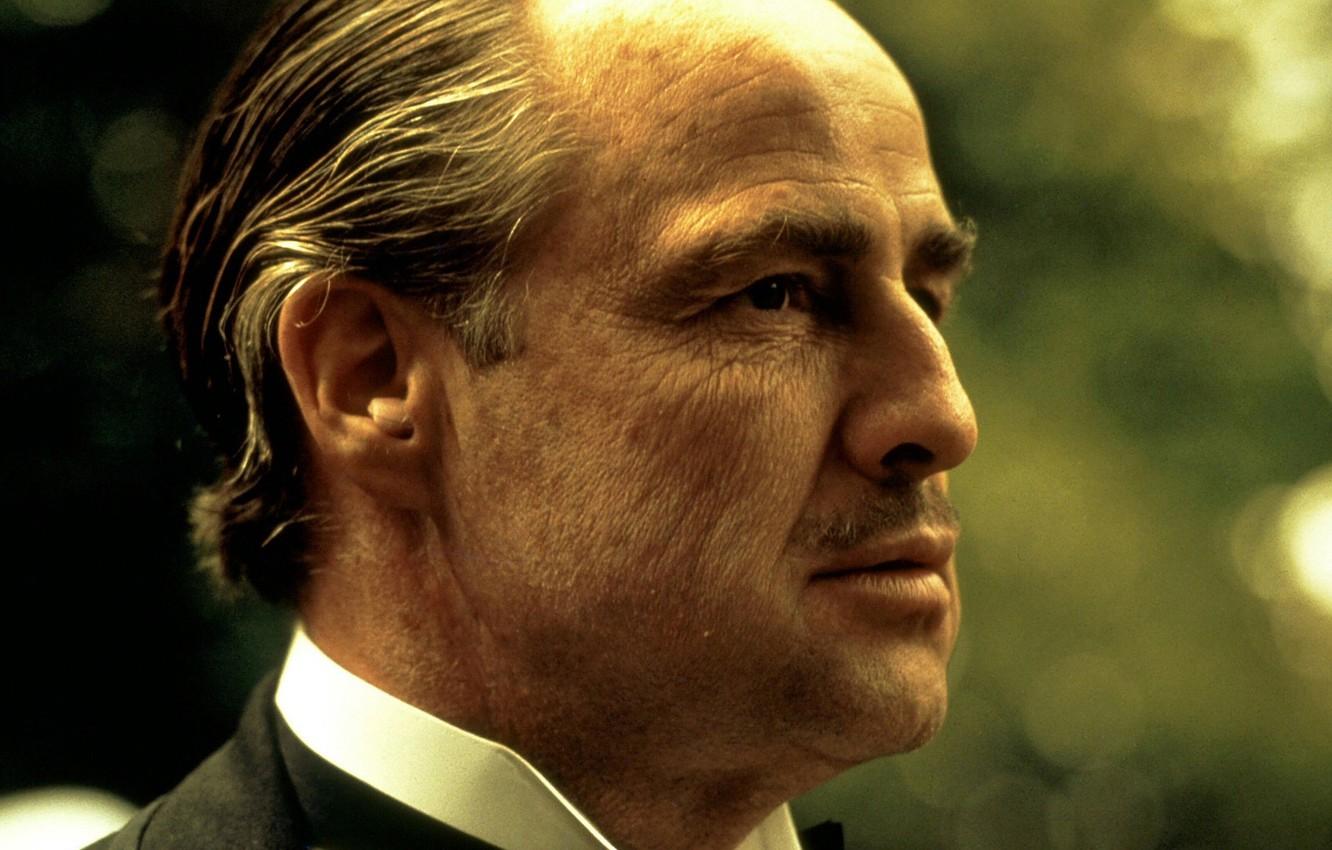 1332x850 Wallpaper actor, The Godfather, Marlon Brando, character