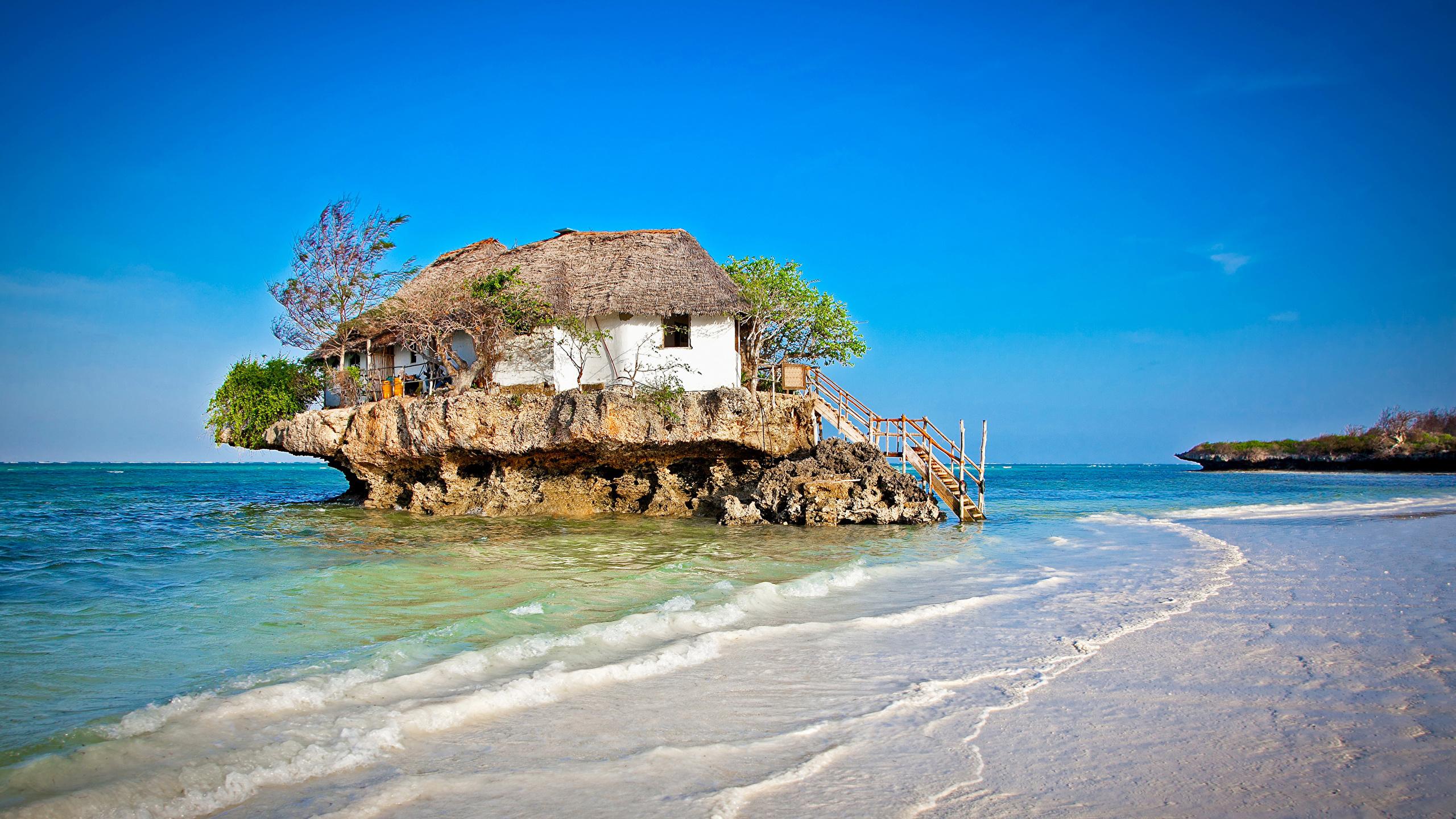 2560x1440 Desktop Wallpaper Zanzibar Tanzania Sea Nature Tropics