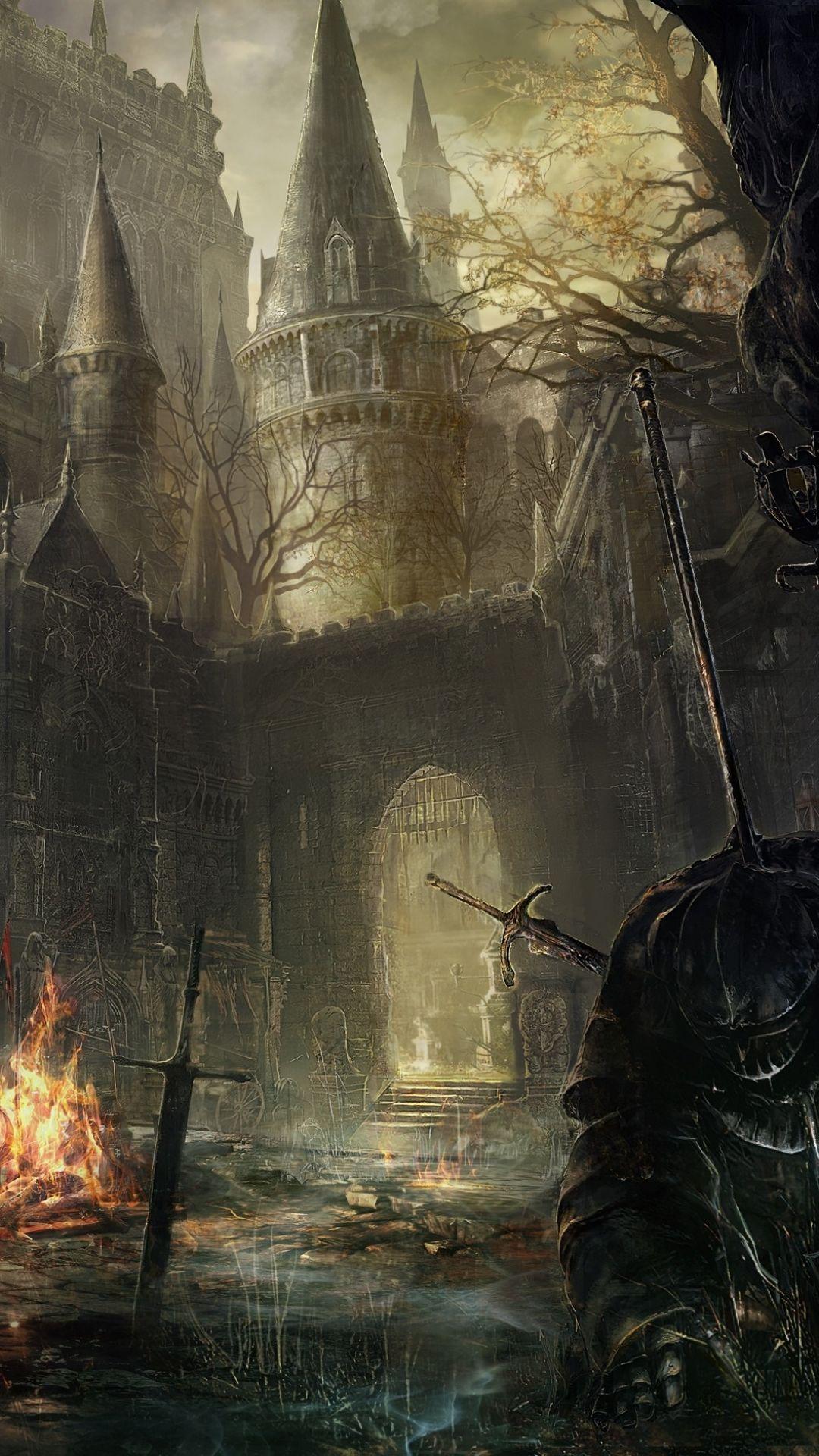 Dark Souls Bonfire Iphone Wallpapers Top Free Dark Souls Bonfire