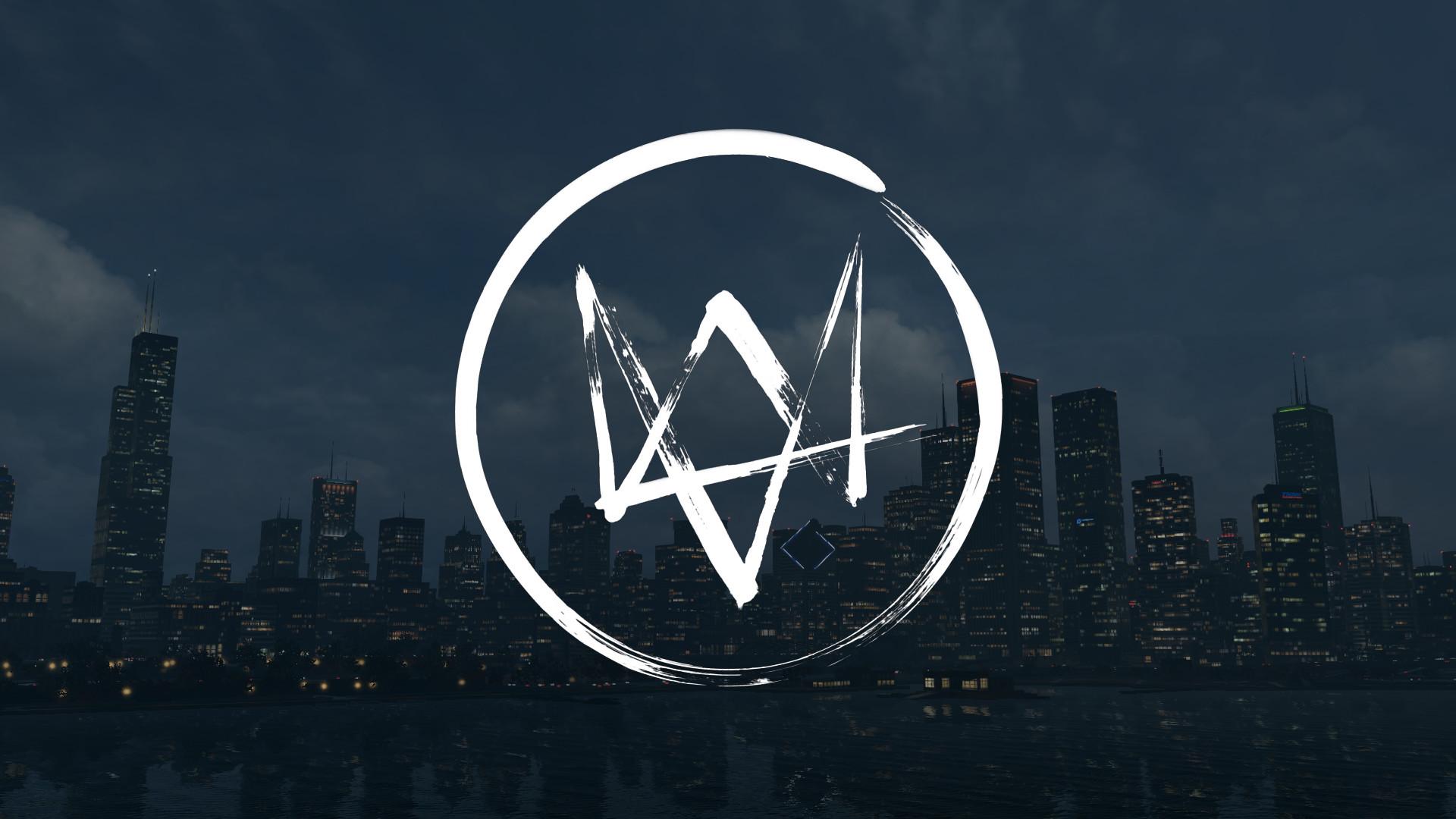 1920x1080 Watch Dogs Logo Wallpaper