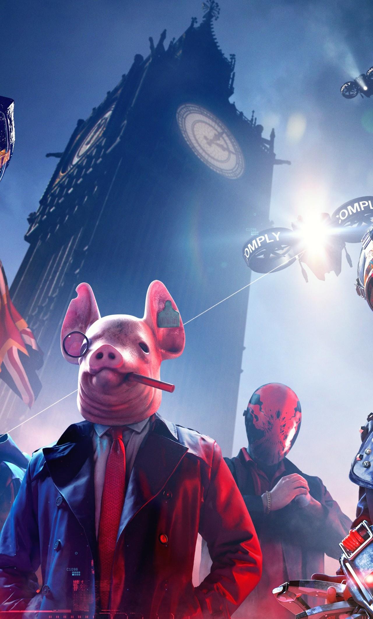 1280x2120 Watch Dogs Legion iPhone HD 4k Wallpaper
