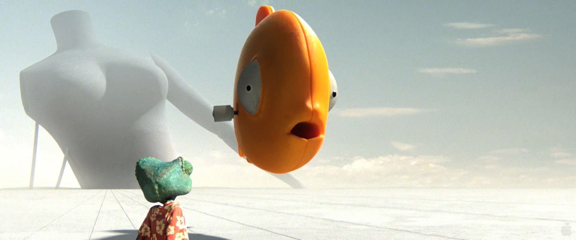 1920x800 Rango and the Fish Desktop Wallpaper