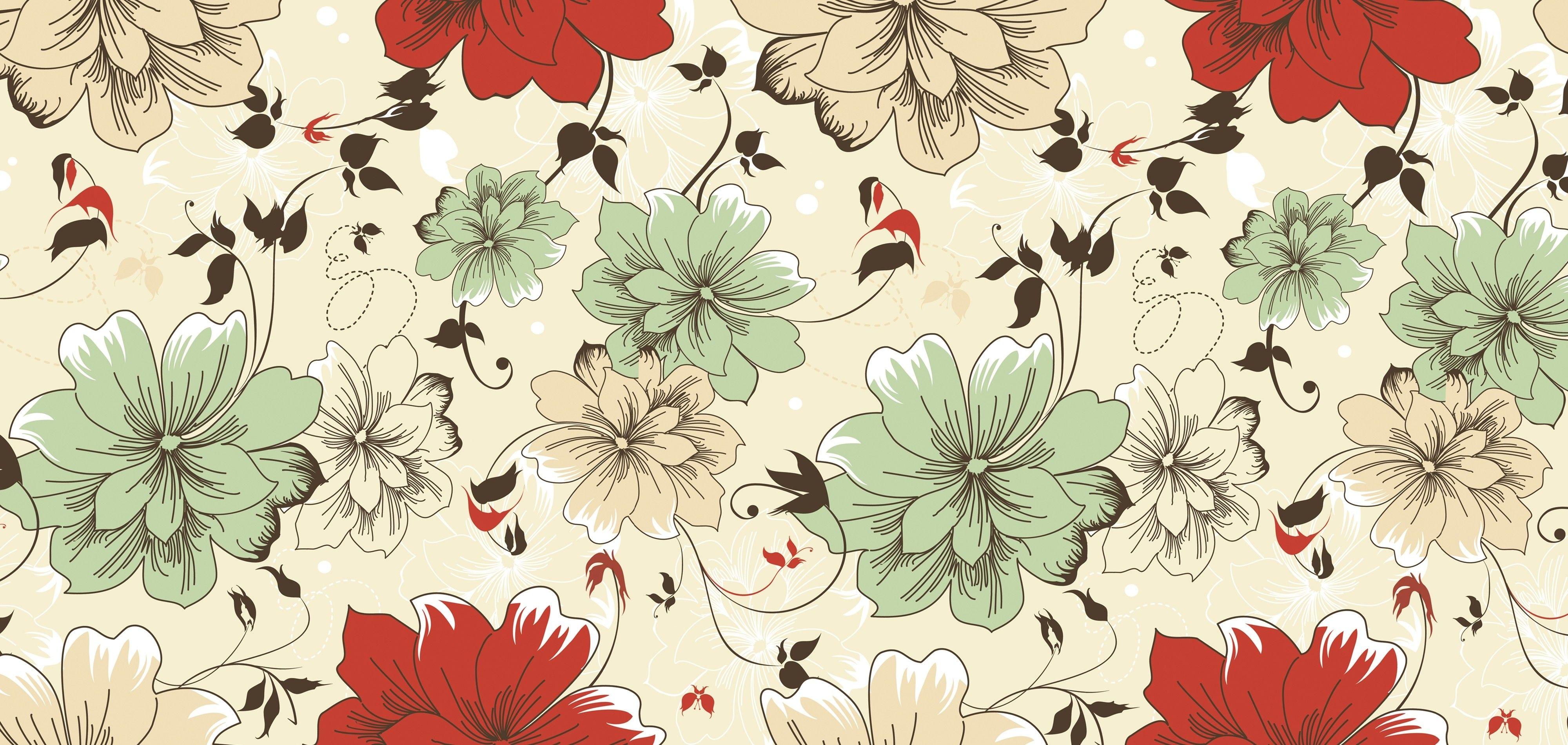 floral pattern desktop wallpaper