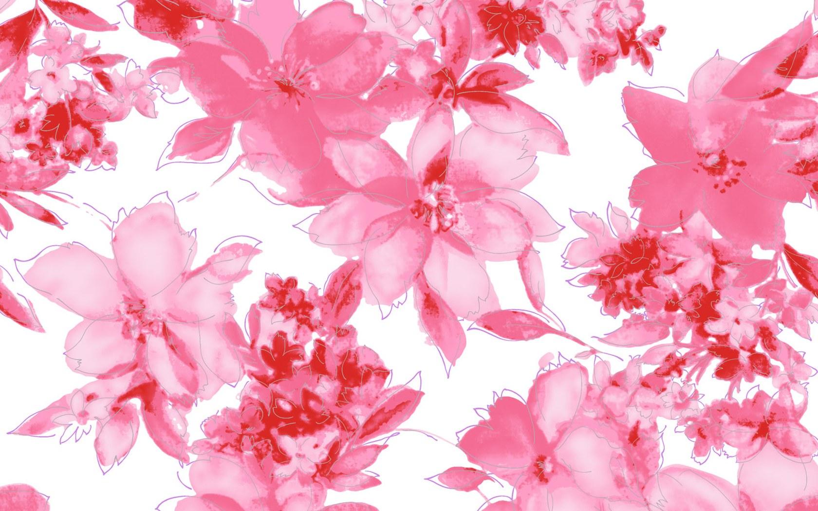 1680x1050 Flower Pattern Wallpaper 18977 1680x1050px
