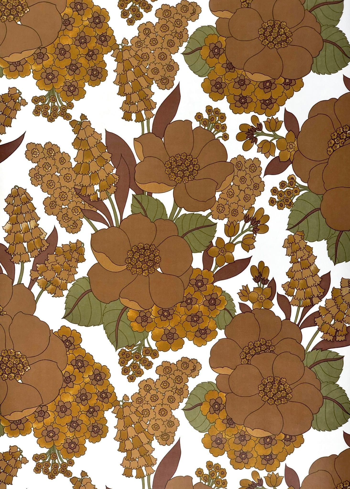 Brown Floral Wallpapers - Top Free Brown Floral Backgrounds -  WallpaperAccess