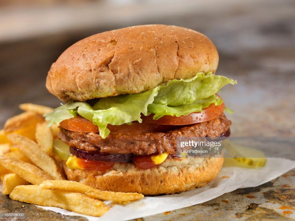 1024x768 O Hambúrguer De Carne 100 Vegetal À Base De Proteína
