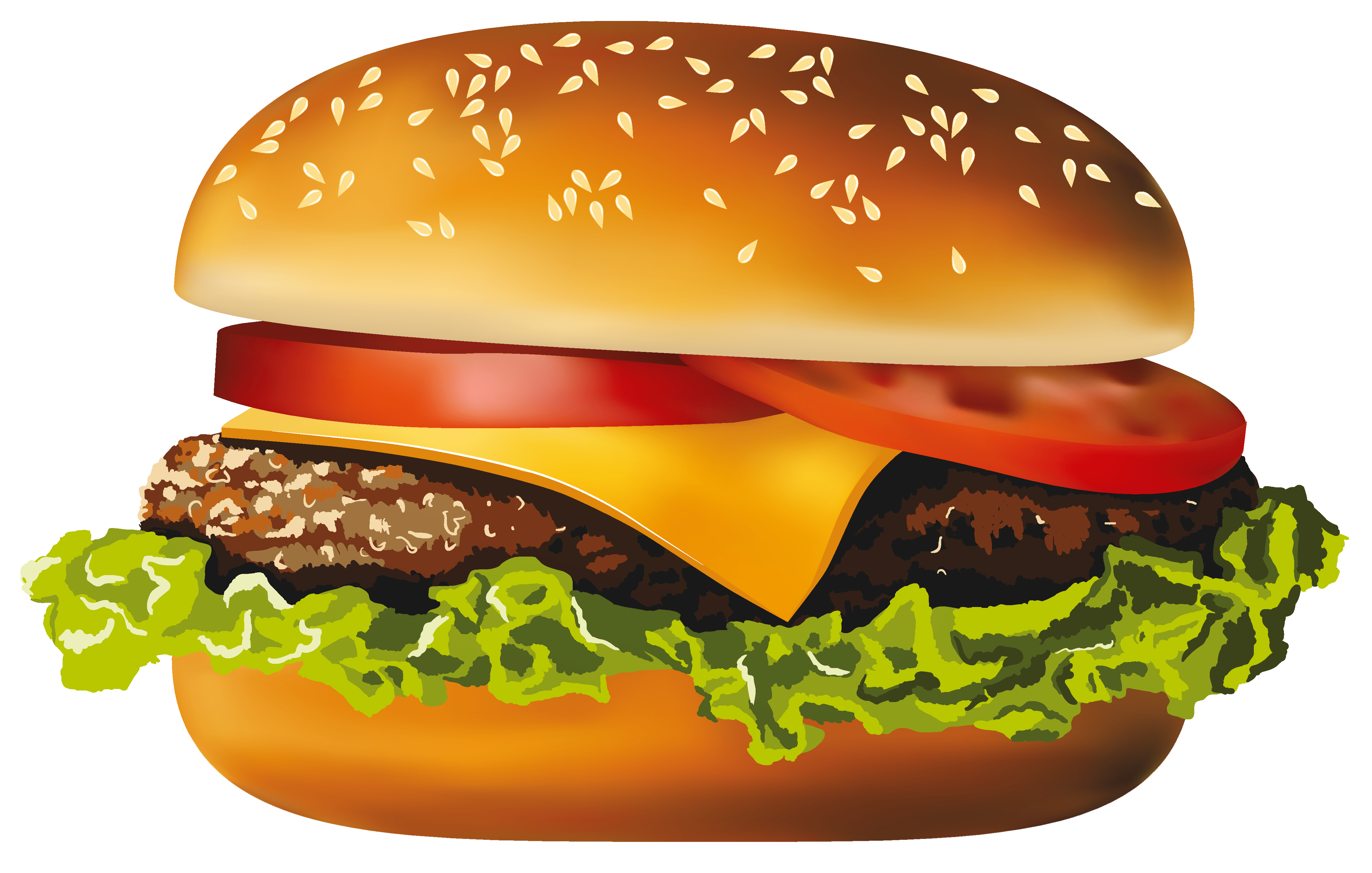 4516x2875 Free Hamburger Clipart Transparent, Download Free Clip Art