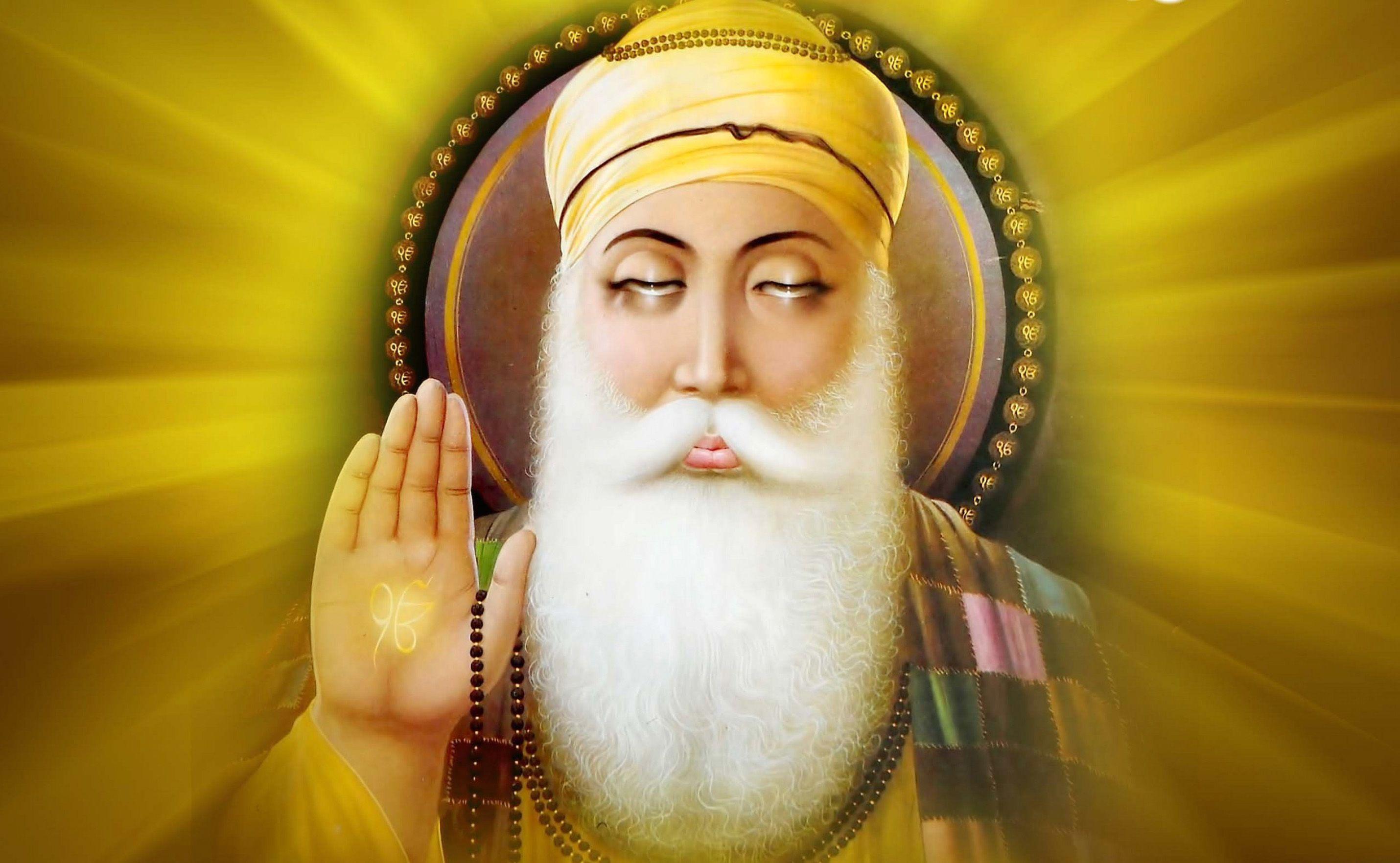 2860x1764 Waheguru. Guru nanak wallpaper