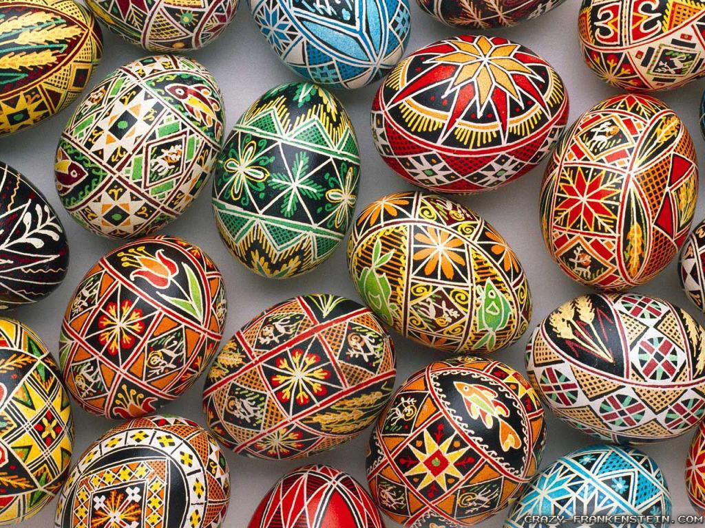 1024x768 Easter Eggs wallpaper 4
