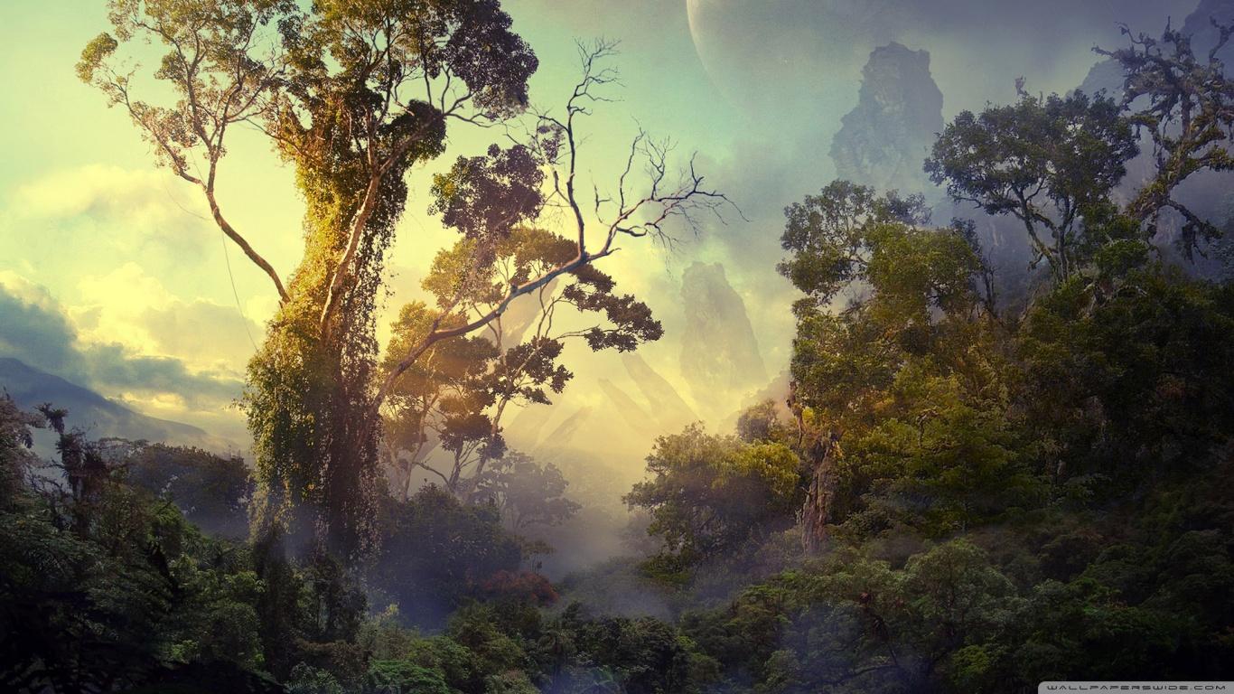 1366x768 Jungle Wallpaper