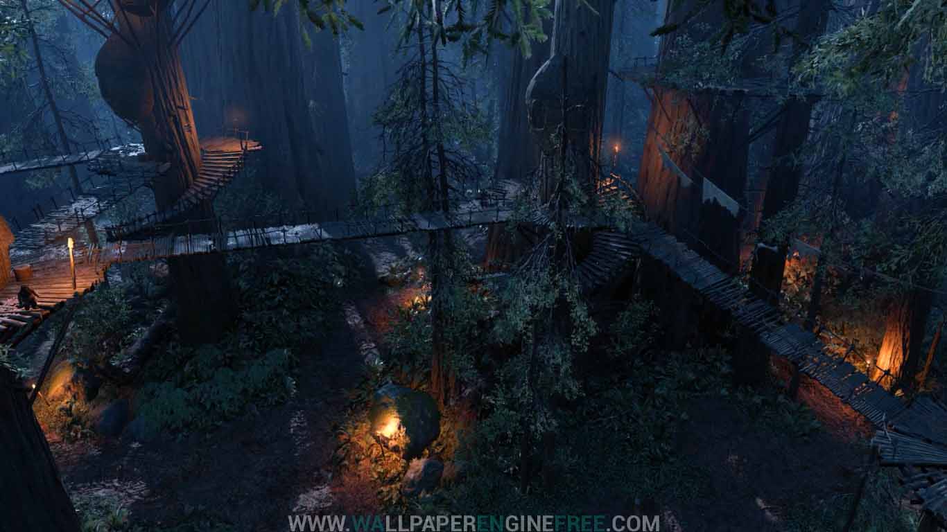 1366x768 Ewok Wallpaper Star Wars Battlefront