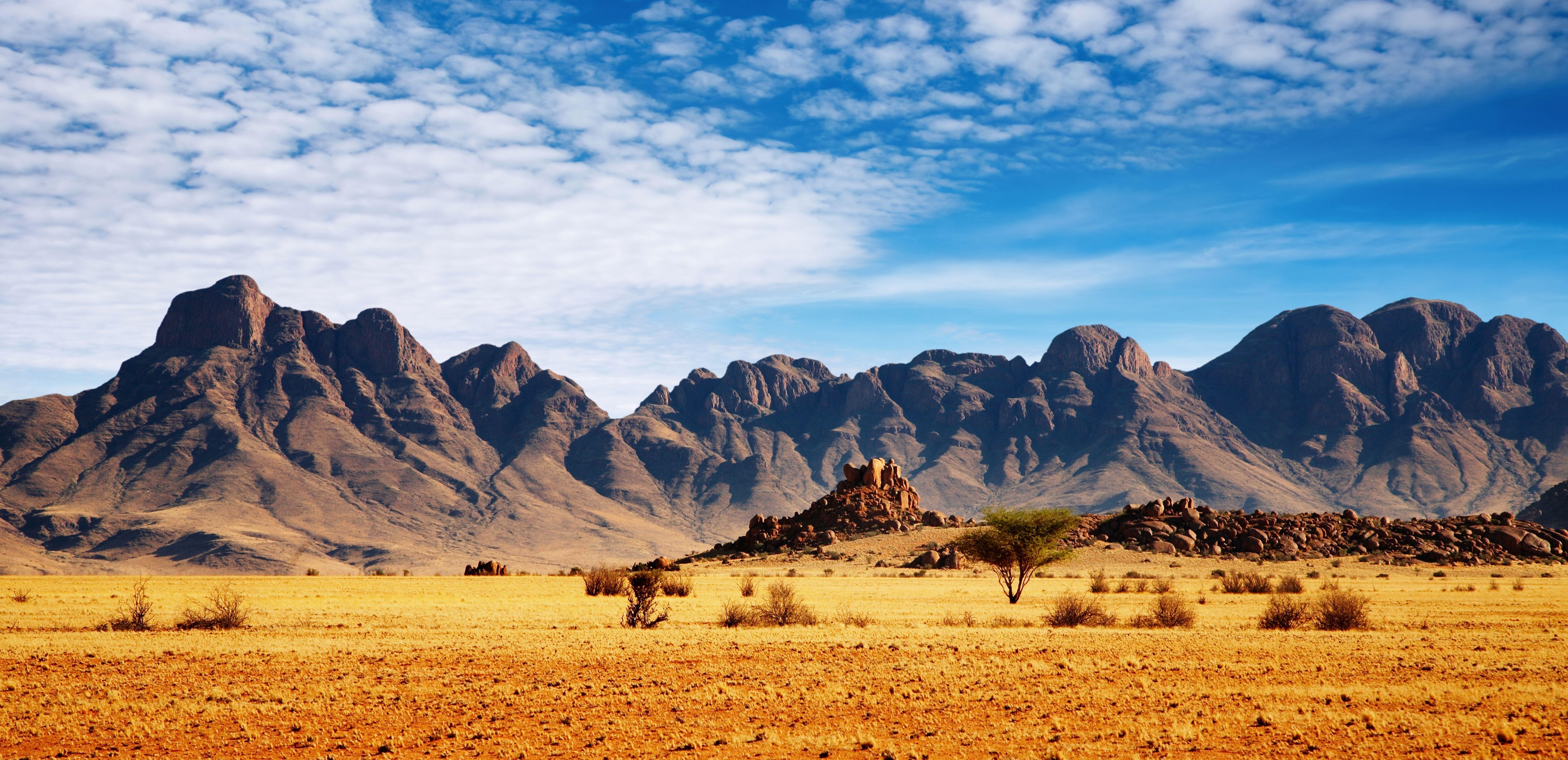 8000x3876 Mountain landscape wallpaper and image, picture, photo