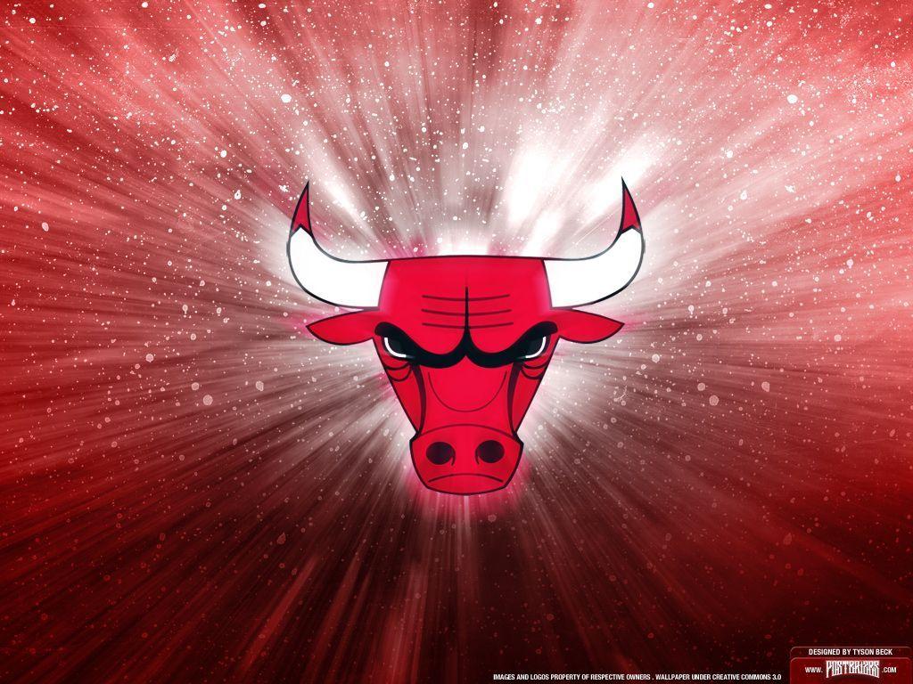 1024x768 Bulls Logo Wallpaper