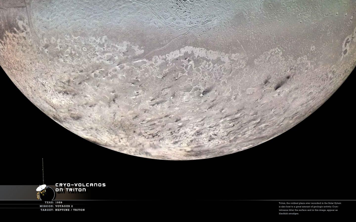 1440x900 Wallpaper: Triton Cryo Volcanos