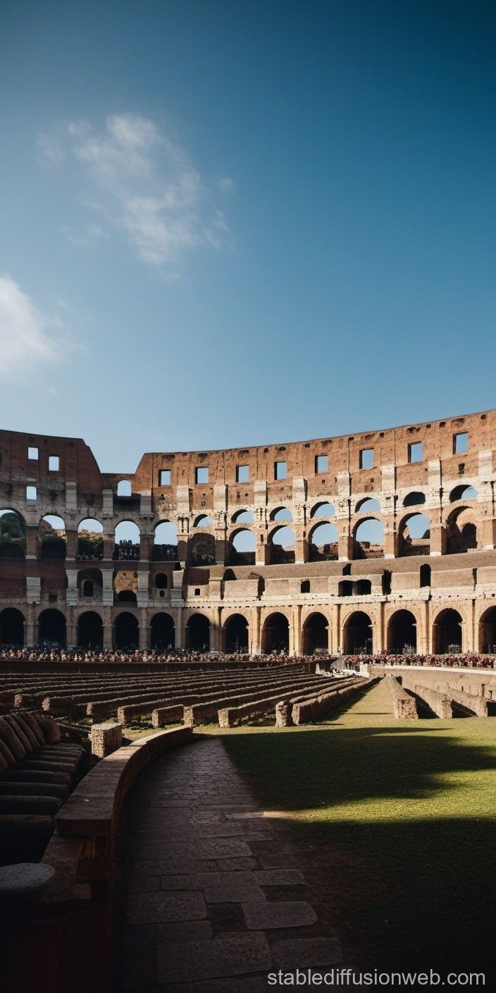 704x1408 HD Colosseum Image for Bookmark Visual