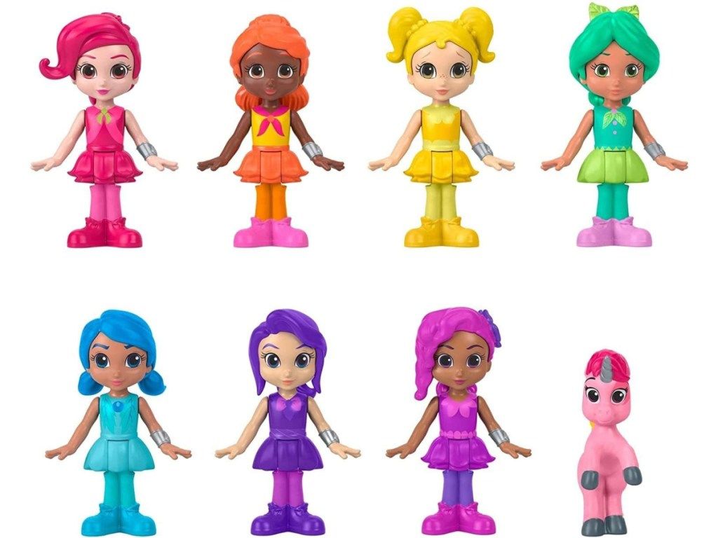 1024x768 Fisher Price Rainbow Rangers 8 Pack Set