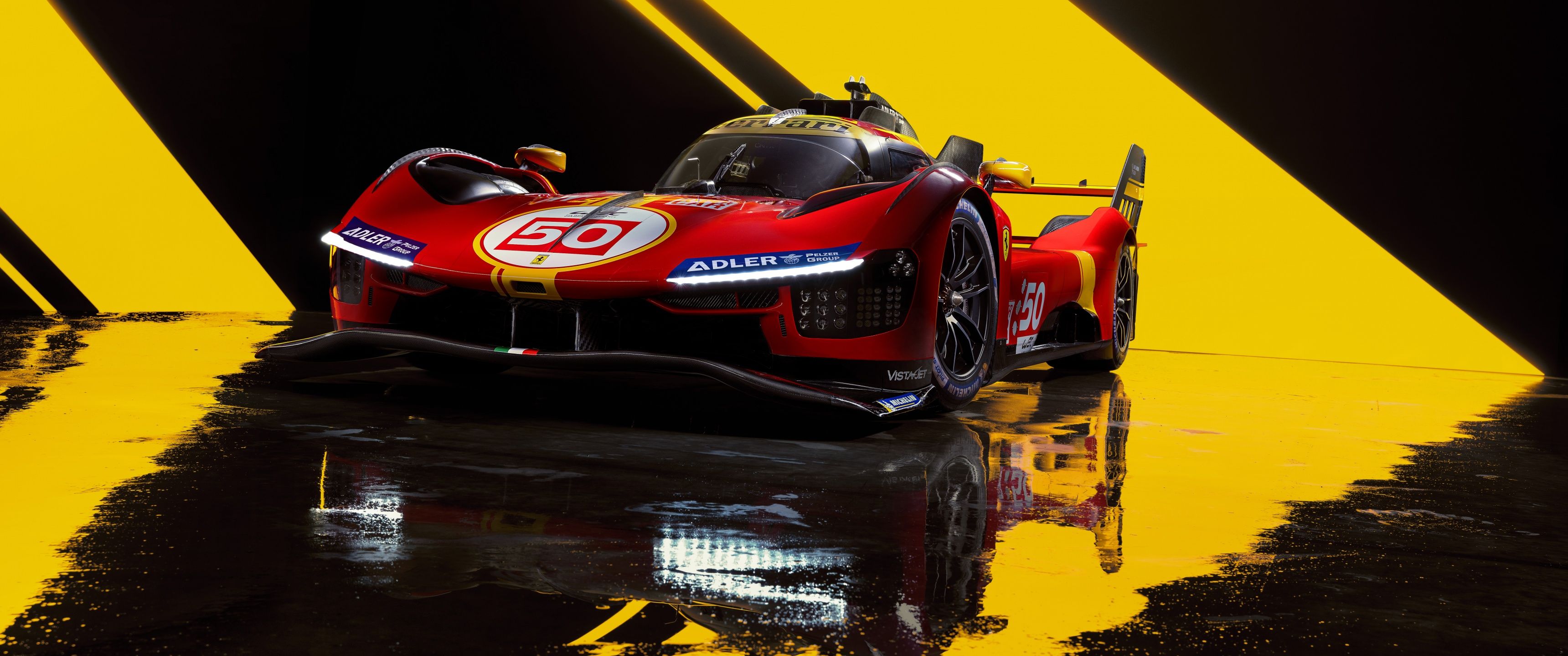 3440x1440 Ferrari 499P Wallpaper 4K, 2023 World Endurance Championship