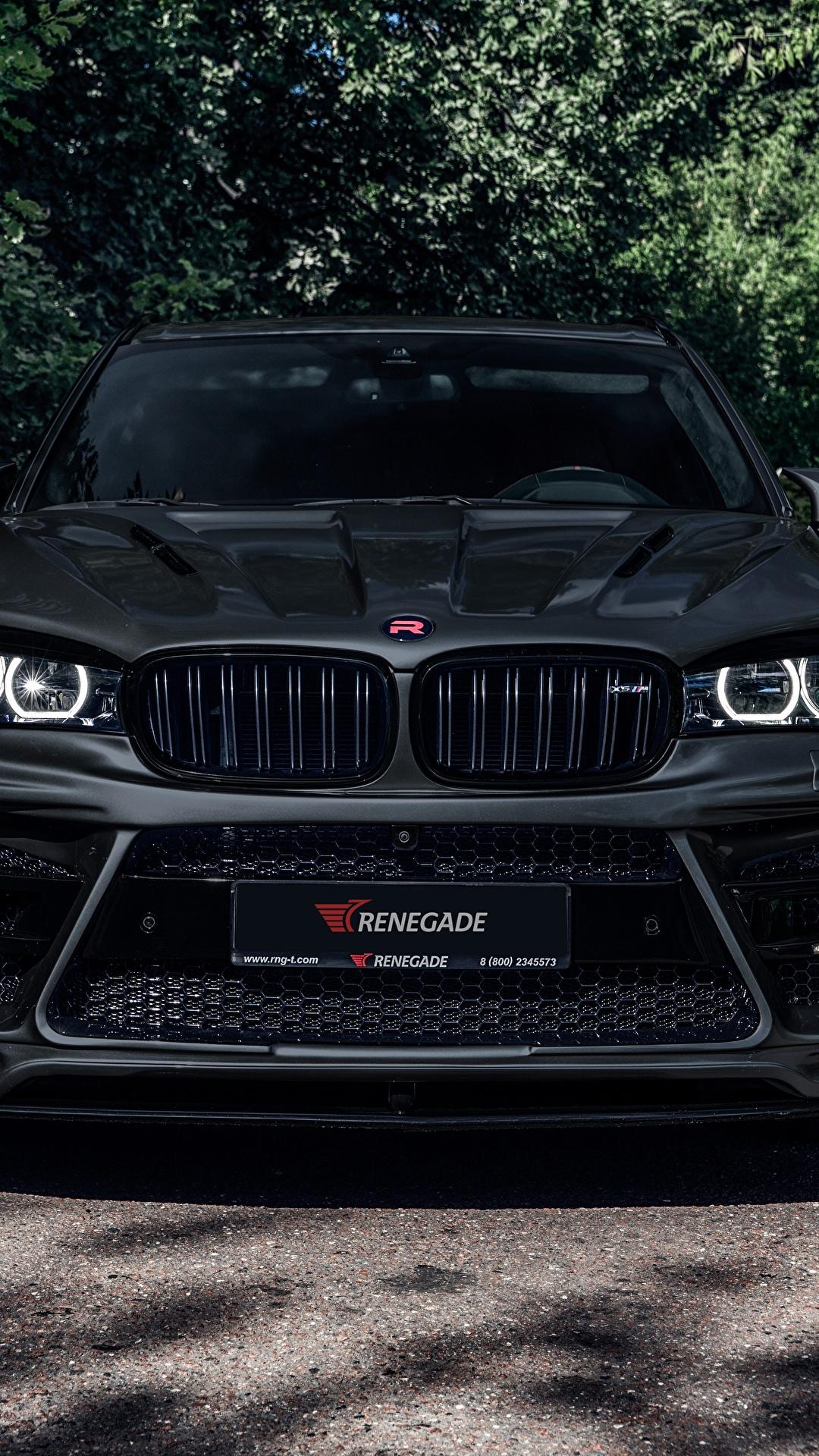 1080x1920 Desktop Wallpaper BMW RENEGADE X5M Black Front automobile