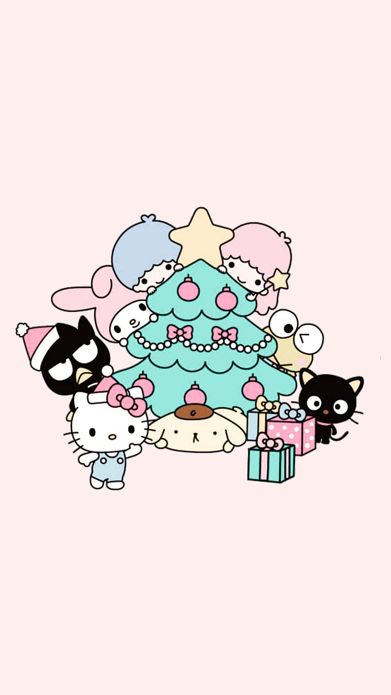 800x1422 HD sanrio christmas wallpaper