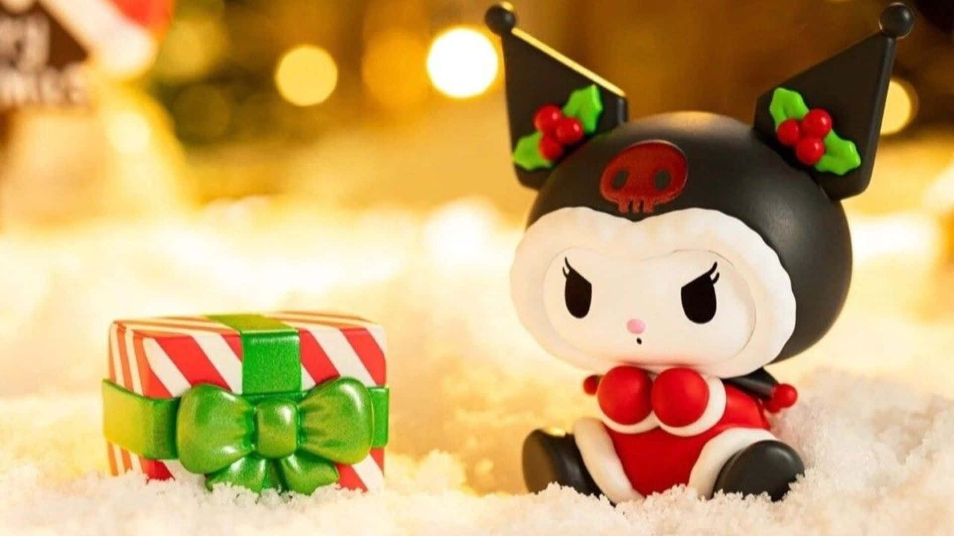 1920x1080 Kuromi Christmas Wallpaper