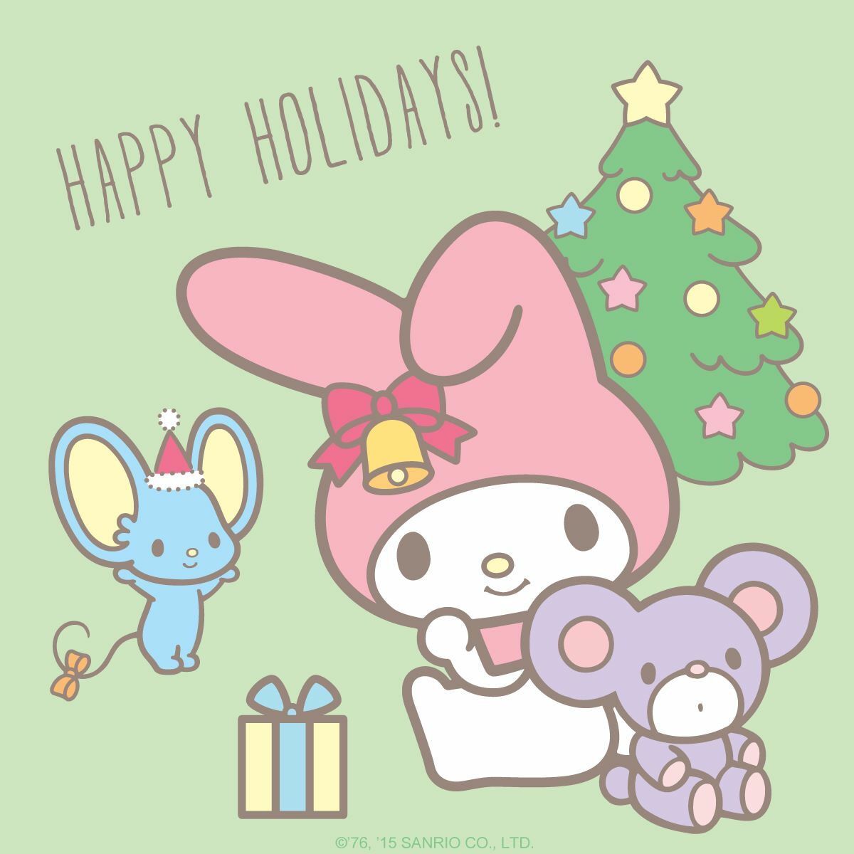 1200x1200 Christmas My Melody Wallpaper