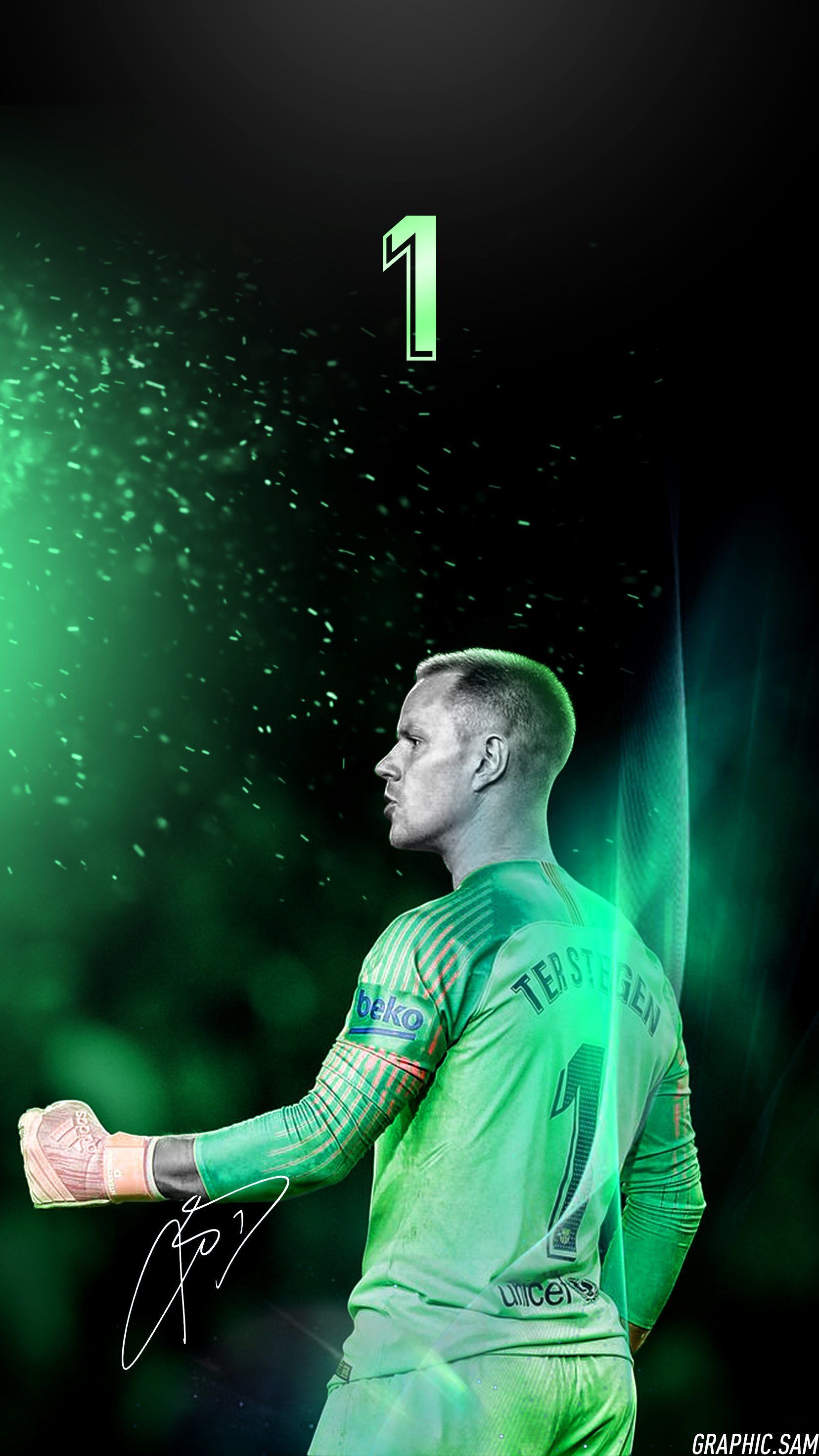 1656x2944 Marc André #TerStegen Phone Wallpaper