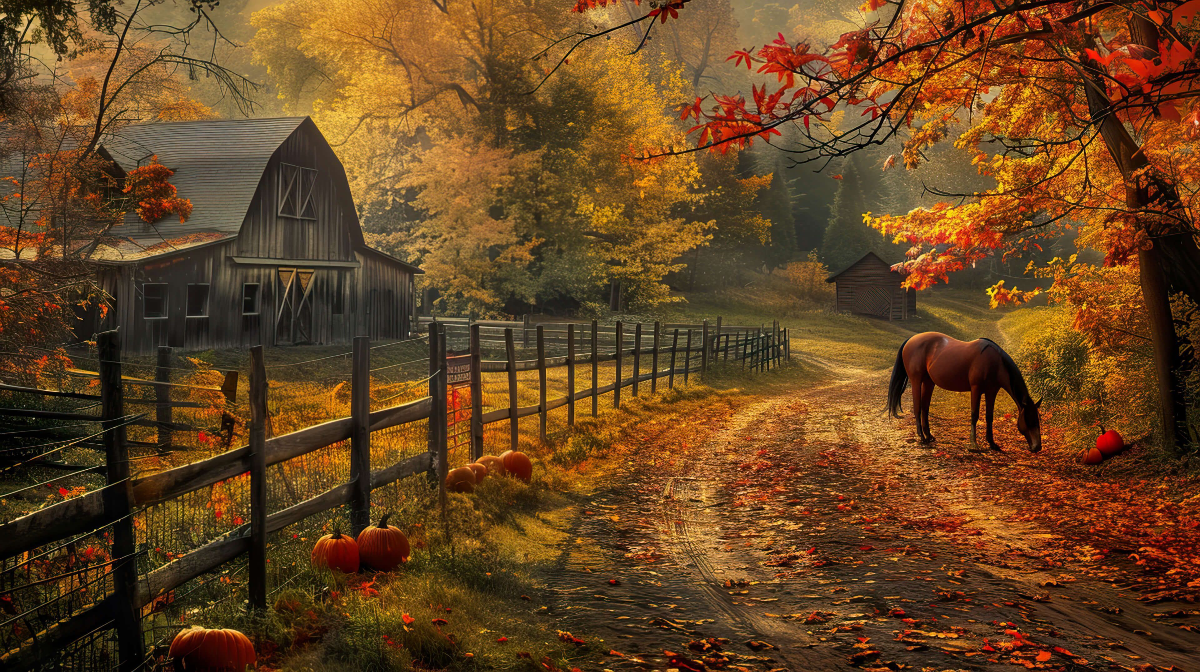 3840x2152 Barnyard Wallpaper, Free, 4k