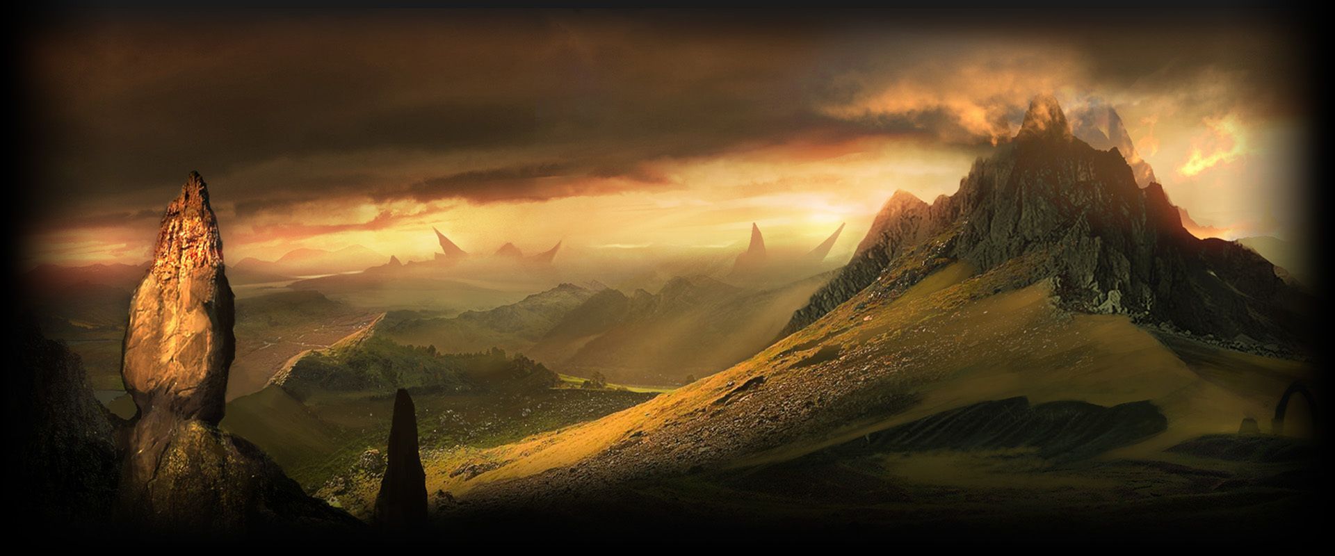 1920x800 Video Game Aarklash Legacy Wallpaper