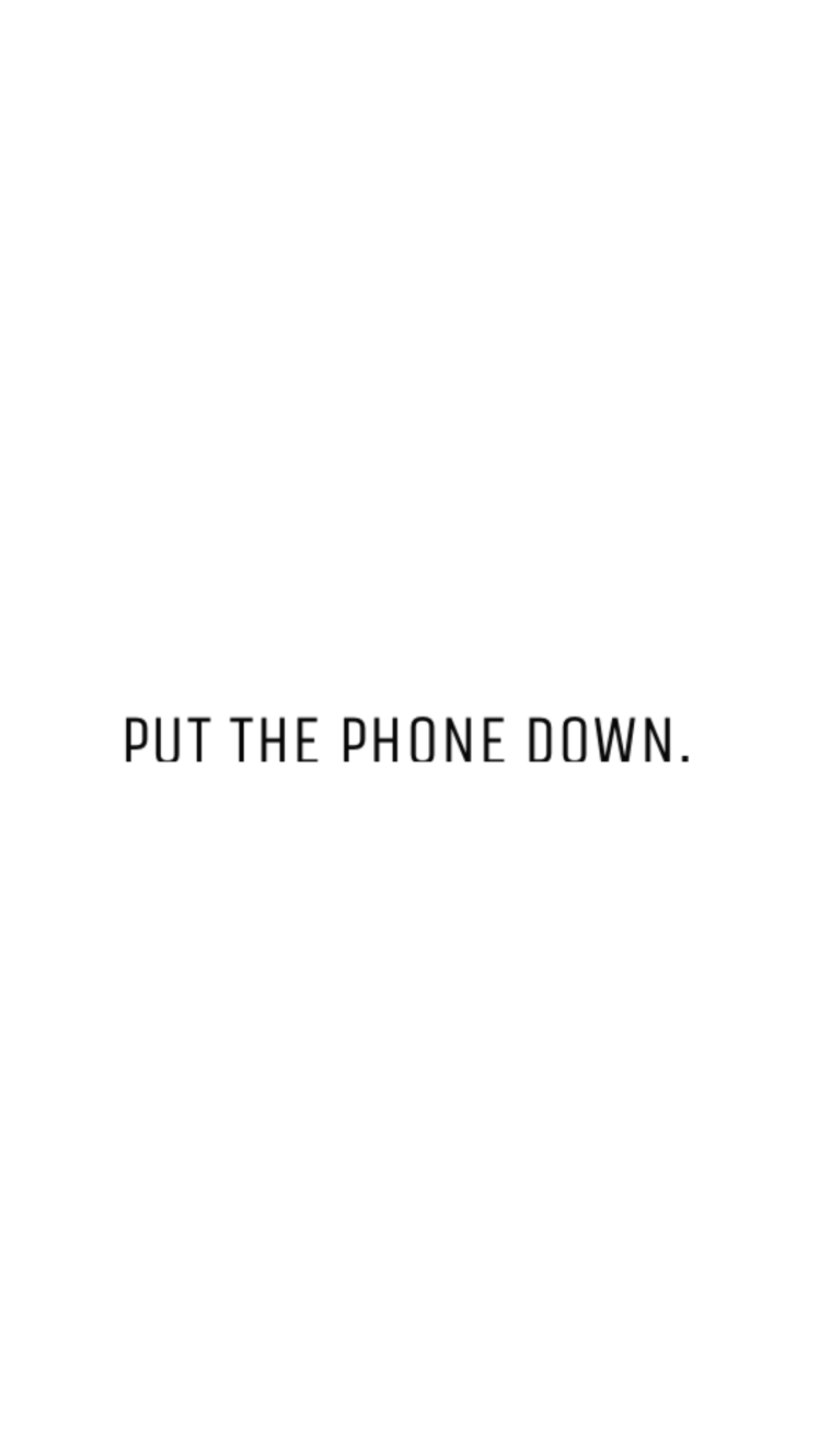 748x1329 Free Minimal Phone Wallpaper: “Put
