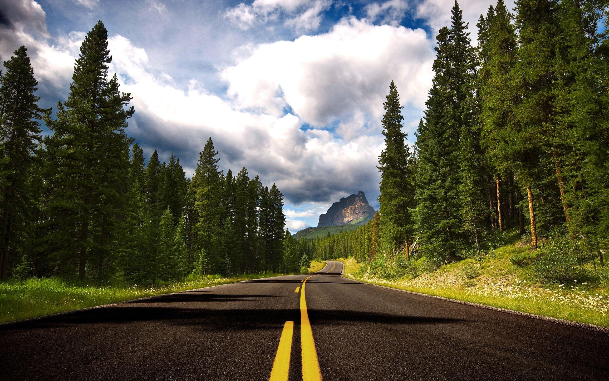 2560x1600 Route To Castle Mountain Wallpaper Landscape Nature Wallpaper