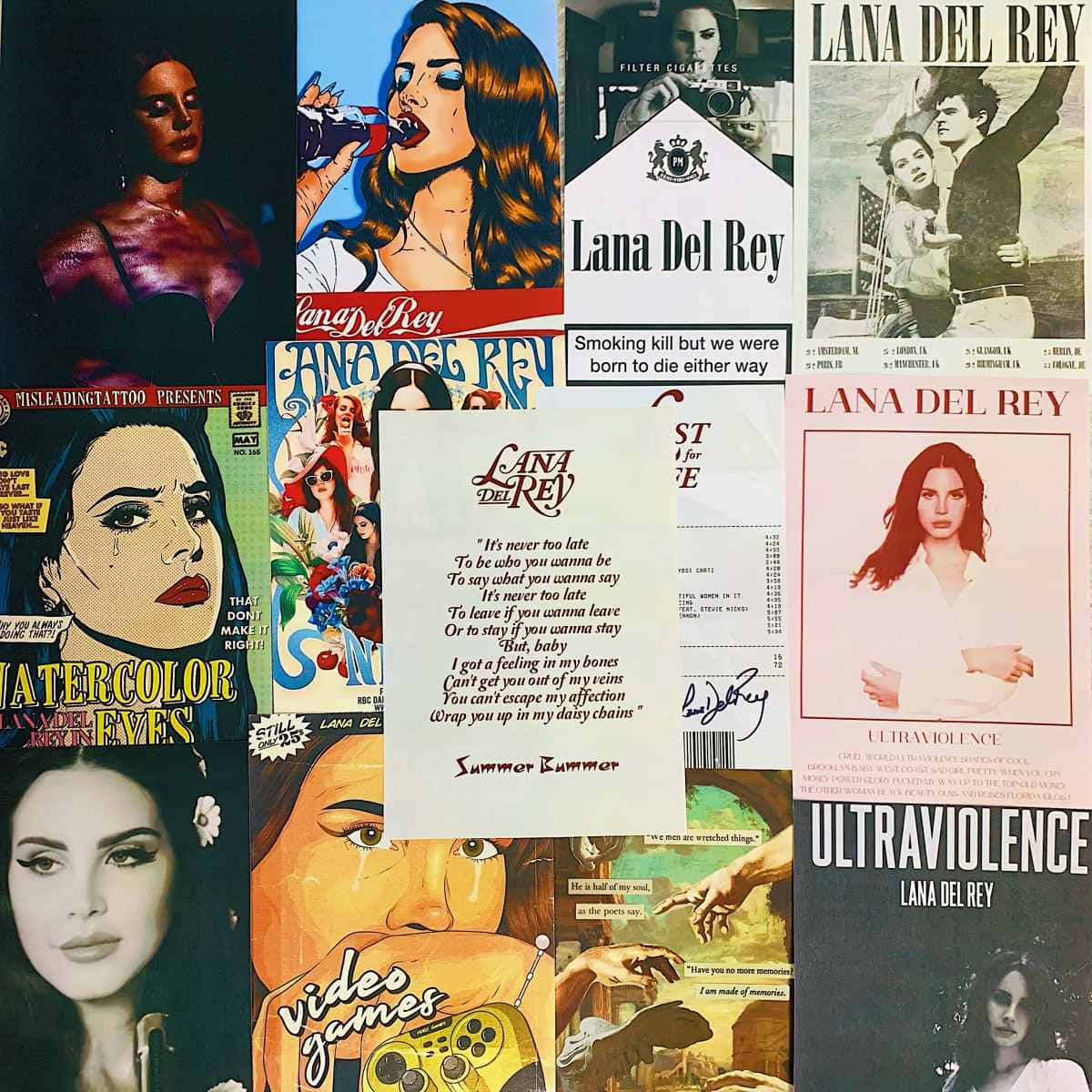 1200x1200 Lana Del Rey Aesthetic Wallpaper