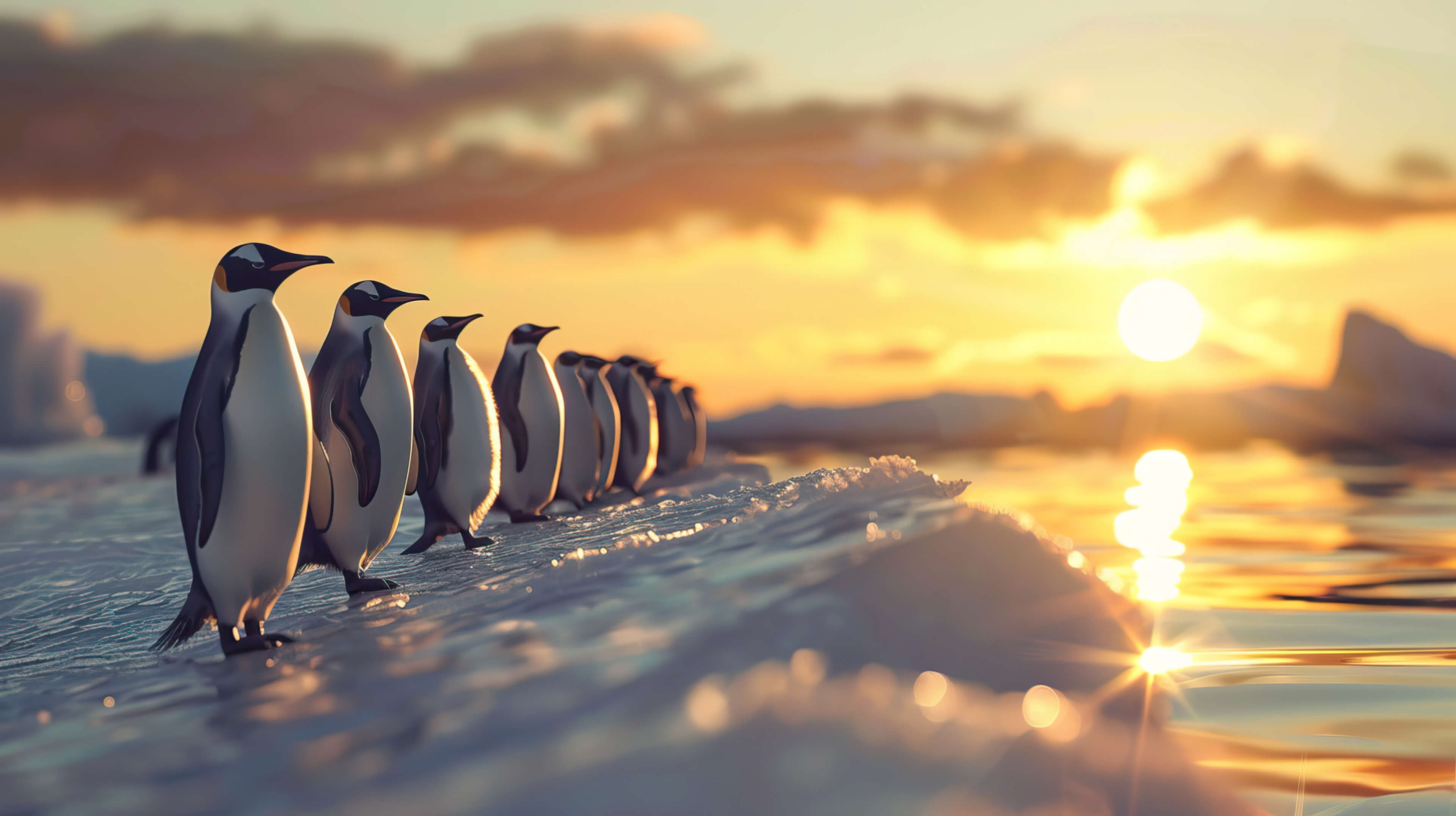 3840x2152 Penguin Wallpaper, Free, 4k