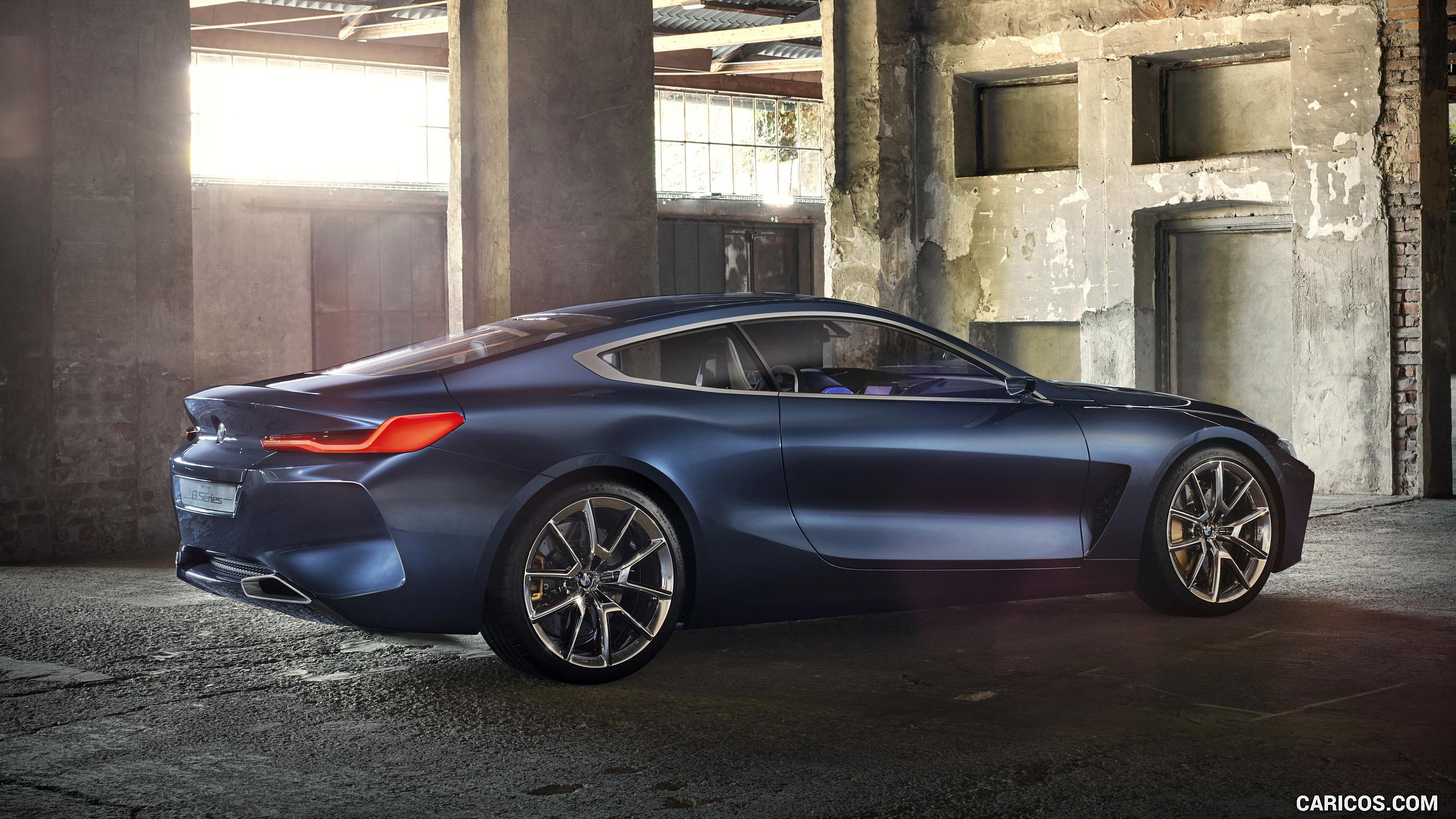 2560x1440 Free download 2017 BMW 8 Series Concept Rear Three Quarter HD