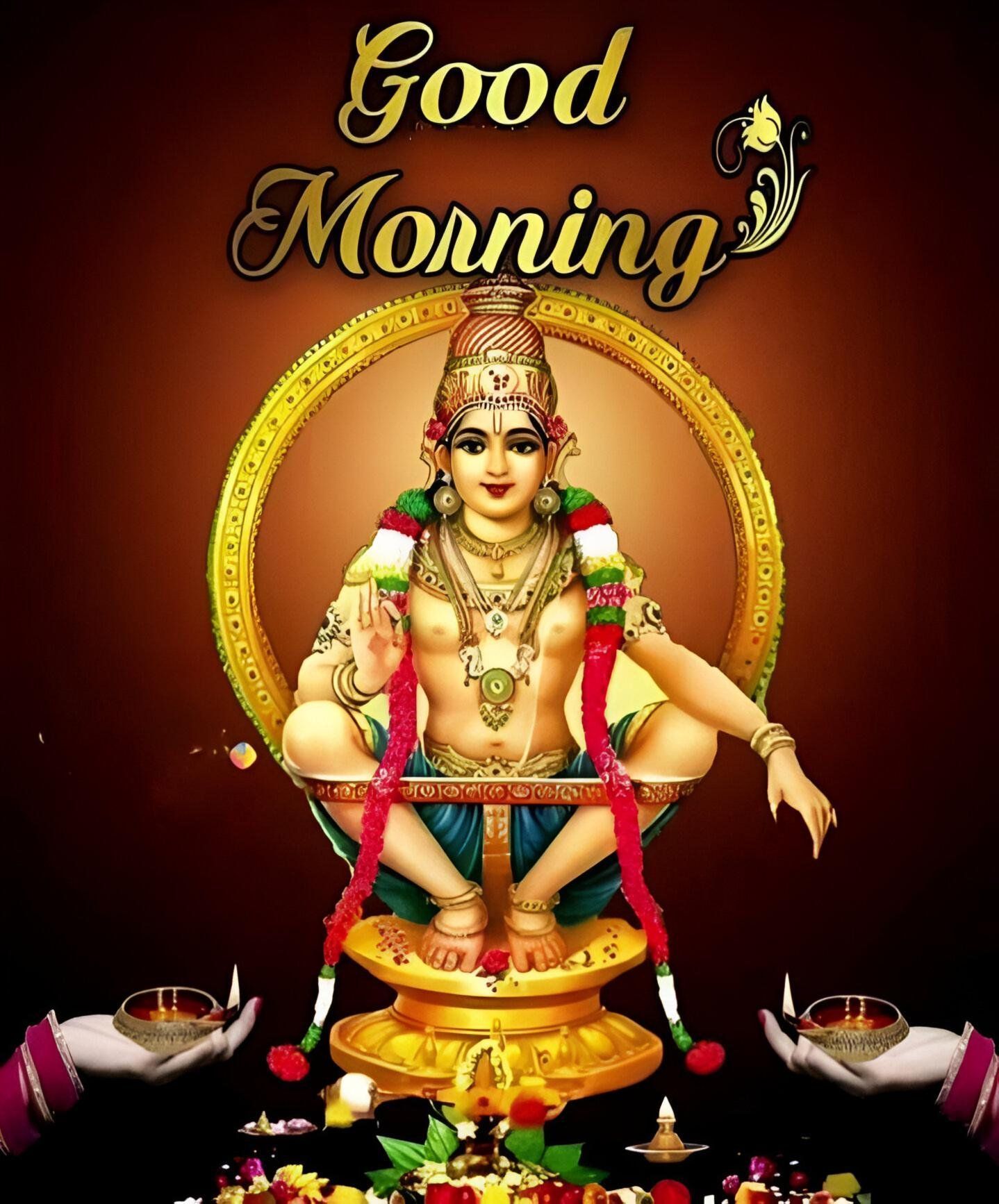 1438x1734 Lord Ayyappa: Morning Blessings
