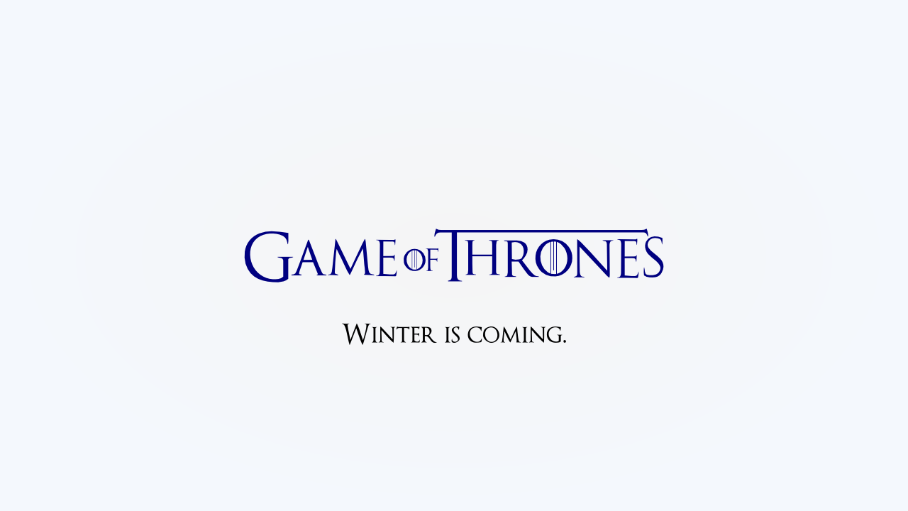 1280x720 Game of Thrones Logo 40888 1280x720px