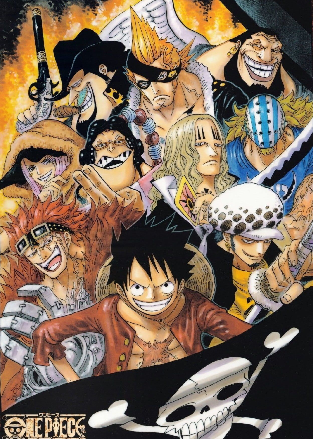 1249x1752 One Piece Manga Phone Wallpaper