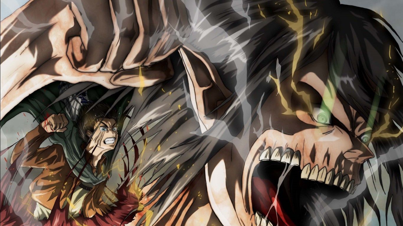 1366x768 Eren Yeager HD Attack On Titan