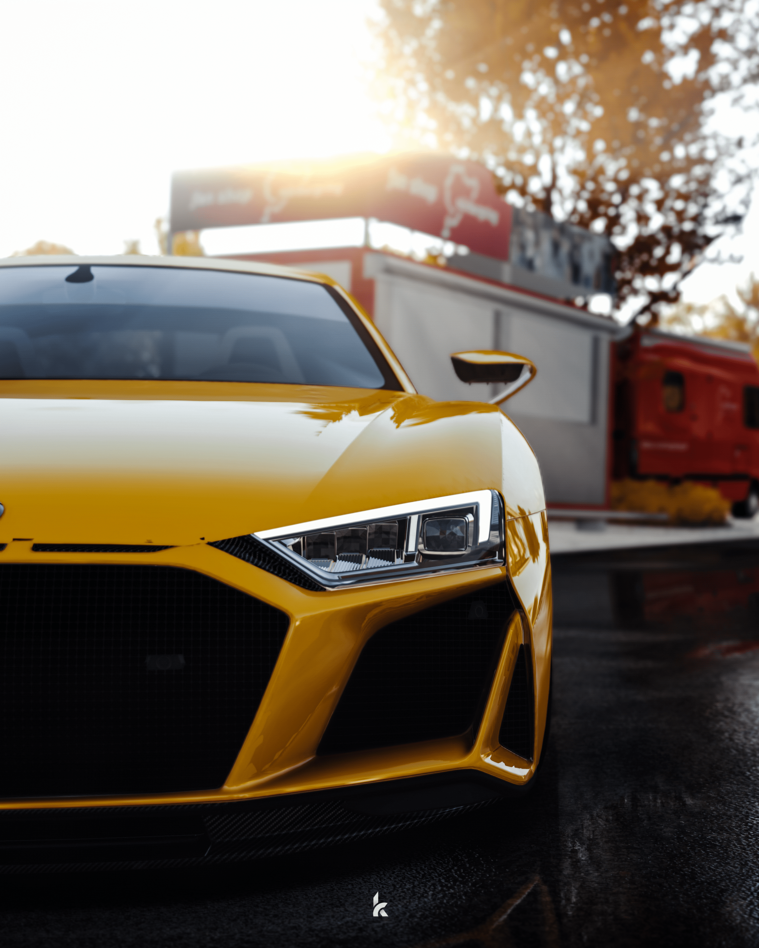 Audi R8 Yellow Wallpapers - Top Free Audi R8 Yellow Backgrounds ...