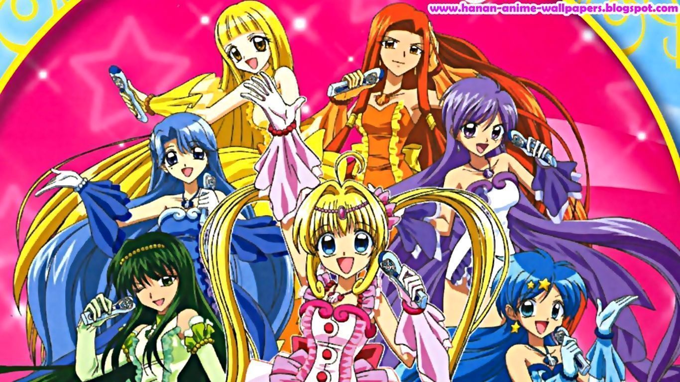 1366x768 anime wallpaper: Mermaid Melody - لحن
