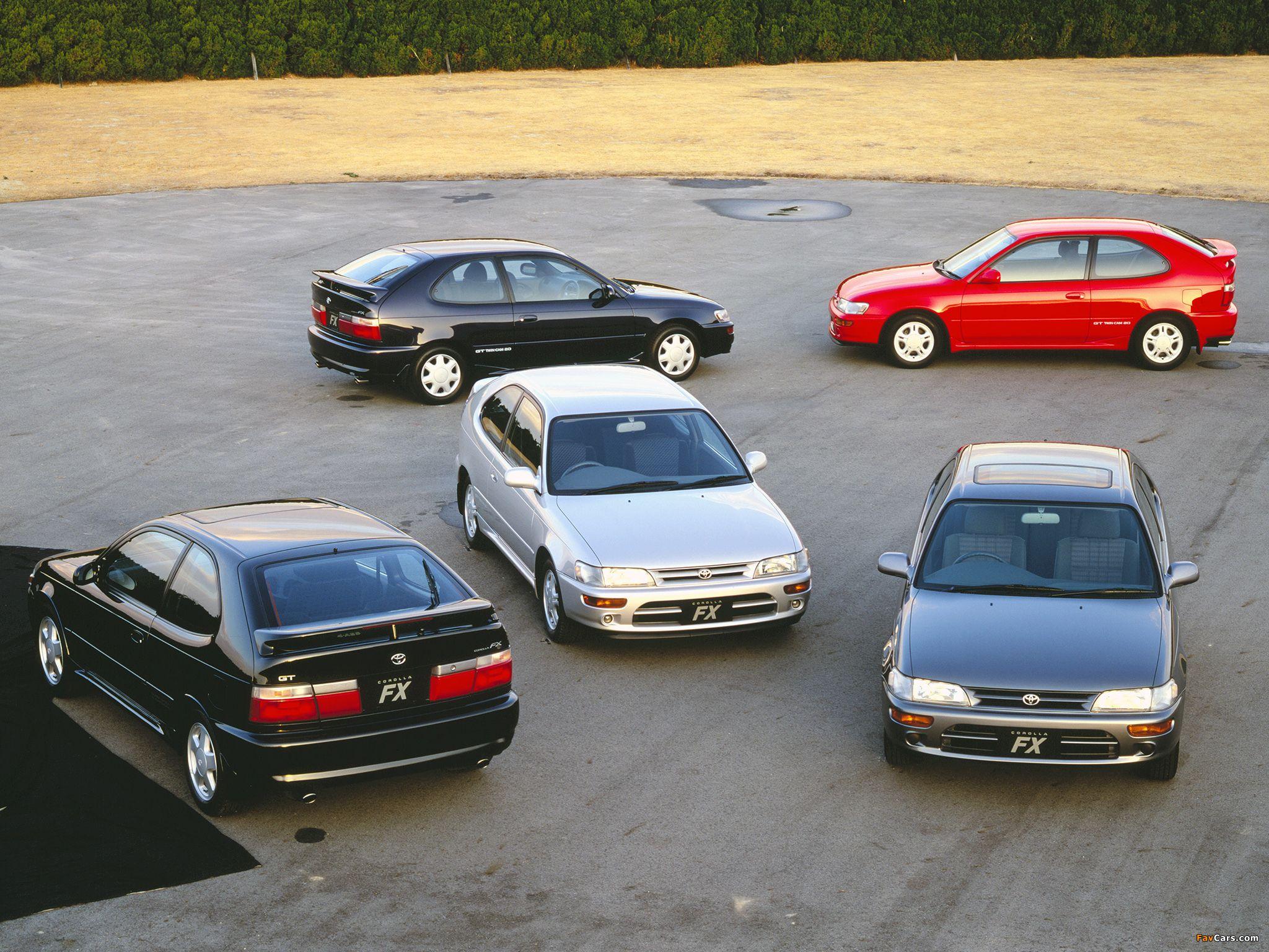 2048x1536 Toyota Corolla FX JP Spec (E100) 1992–95 Wallpaper