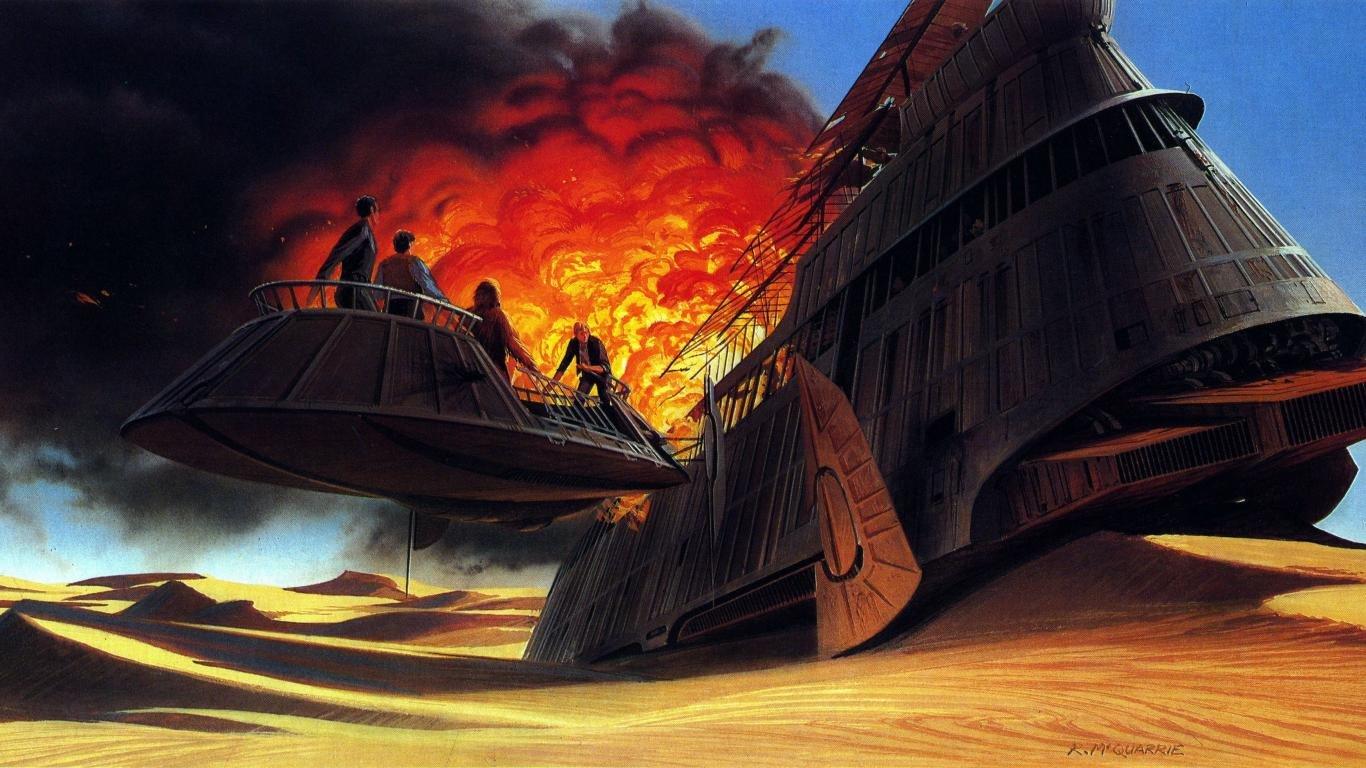 1366x768 Star Wars Episode 6 (VI): Return Of The Jedi wallpaper HD
