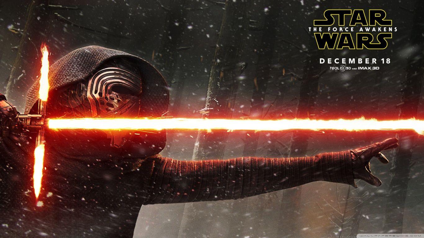 1366x768 Star Wars The Force Awakens Kylo ❤ 4K HD Desktop Wallpaper