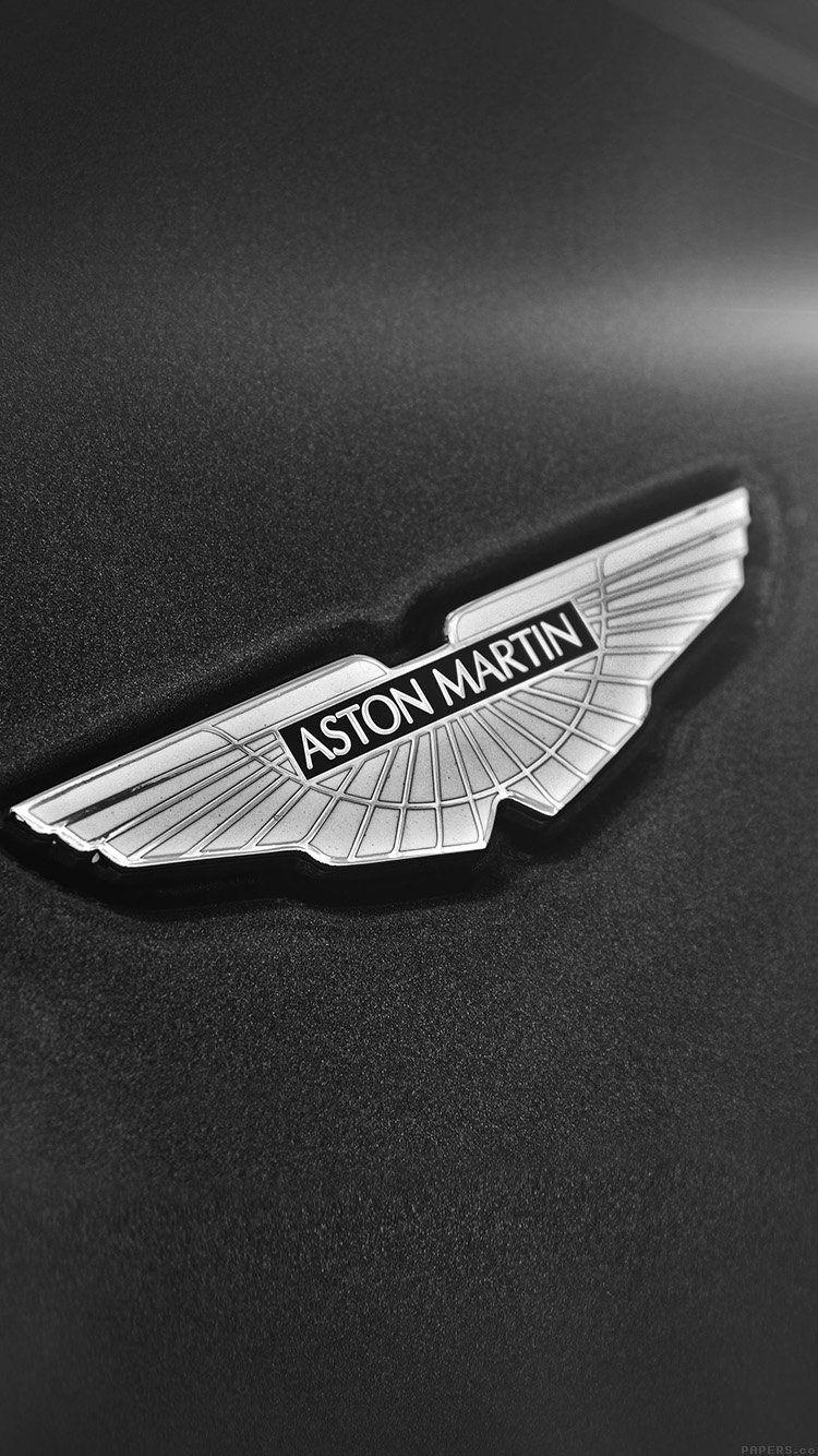 750x1334 ASTON MARTIN LOGO CAR BW DARK WALLPAPER HD IPHONE. Car