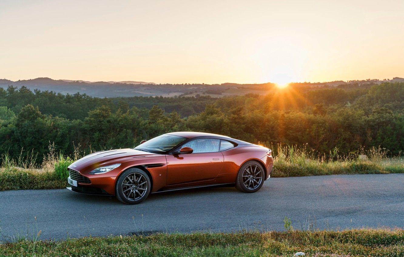 1332x850 Wallpaper road, machine, the sun, Aston Martin, Aston Martin