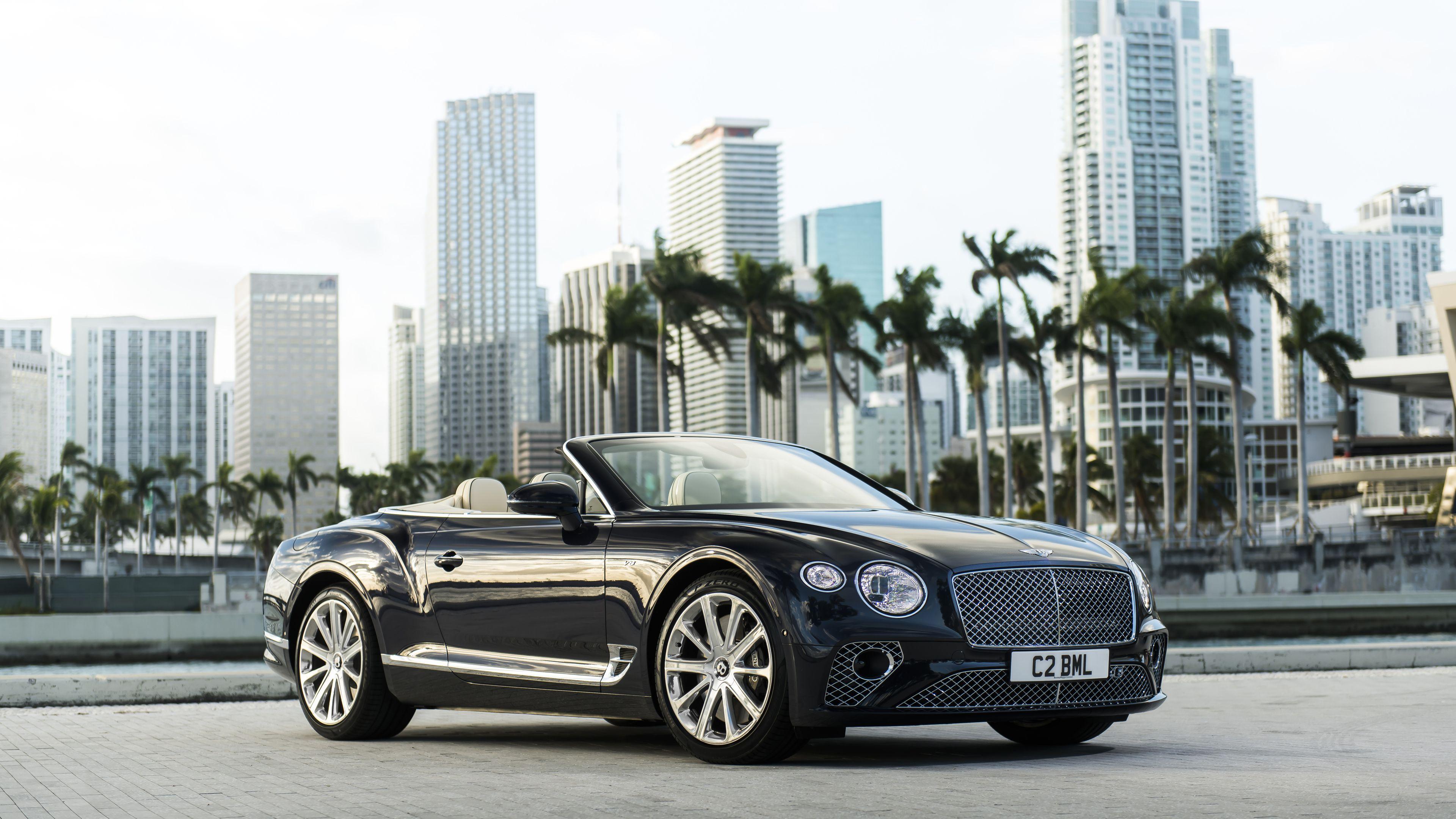 3840x2160 Wallpaper 4k 2019 Bentley Continental GT Convertible V8 4k