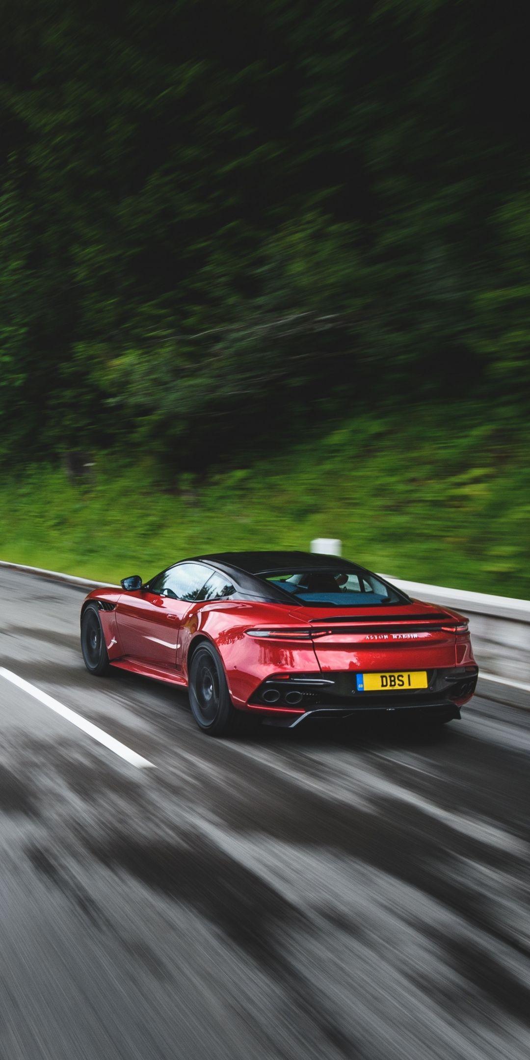 1080x2160 Rear View, Aston Martin DBS Superleggera, On Road, 1080x2160